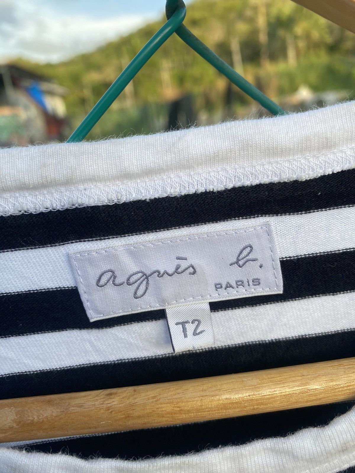 agnes b. Agnes B. breton striped long sleeve tshirt Size S / US 4 / IT 40 - 6 Thumbnail