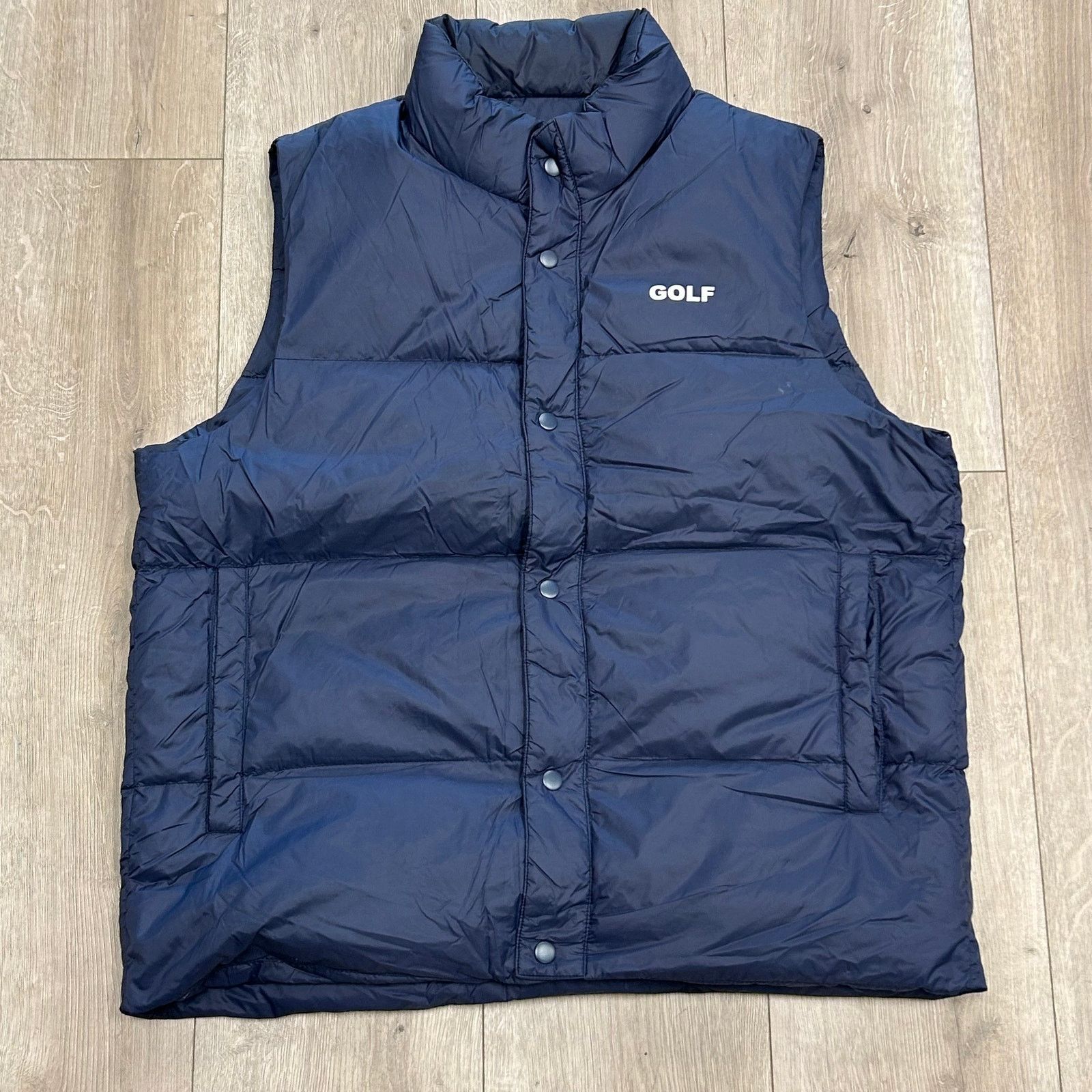 Golf Wang Golf Wang navy blue reversible puffer vest size XL B22 Size US XL / EU 56 / 4 - 1 Thumbnail