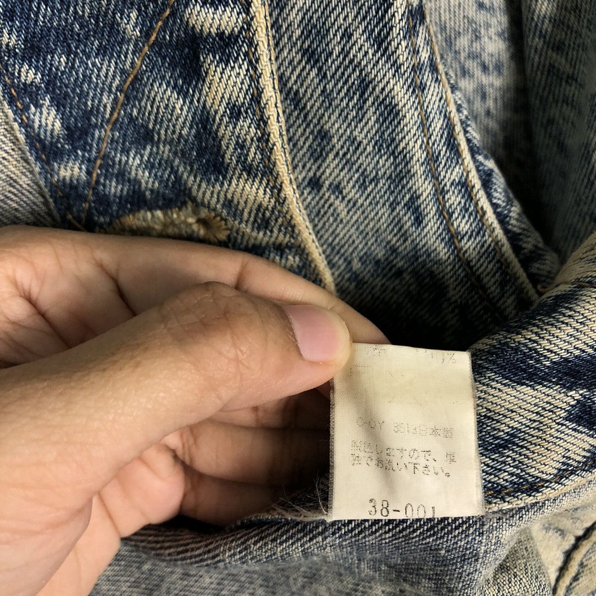 Japanese Brand 🔥90’s Vintage Cropped Trucker Denim Jacket Big John Size US M / EU 48-50 / 2 - 15 Thumbnail