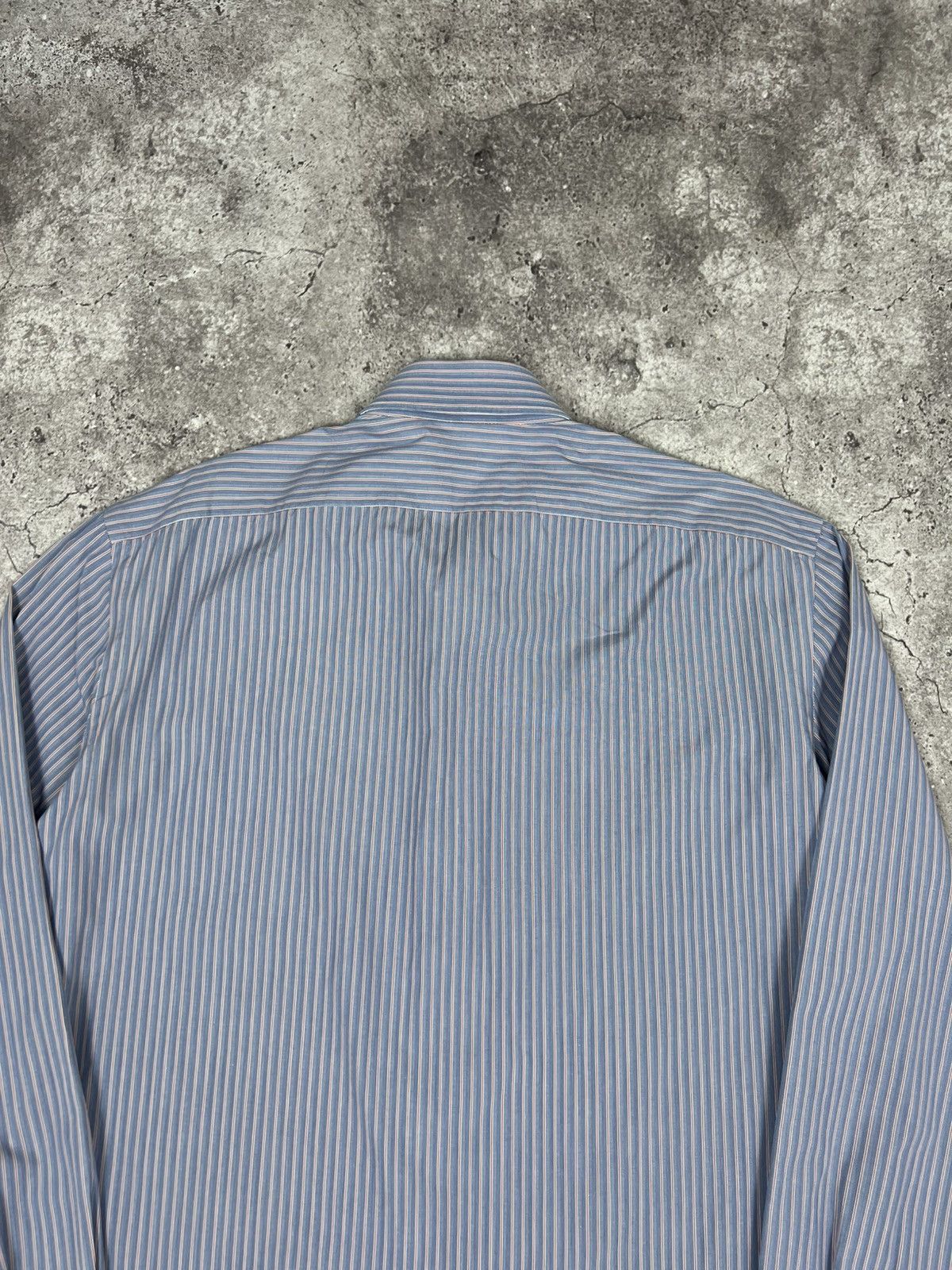 Kiton Kiton Napoli Dress Shirt Cotton Blue Size US L / EU 52-54 / 3 - 17 Thumbnail