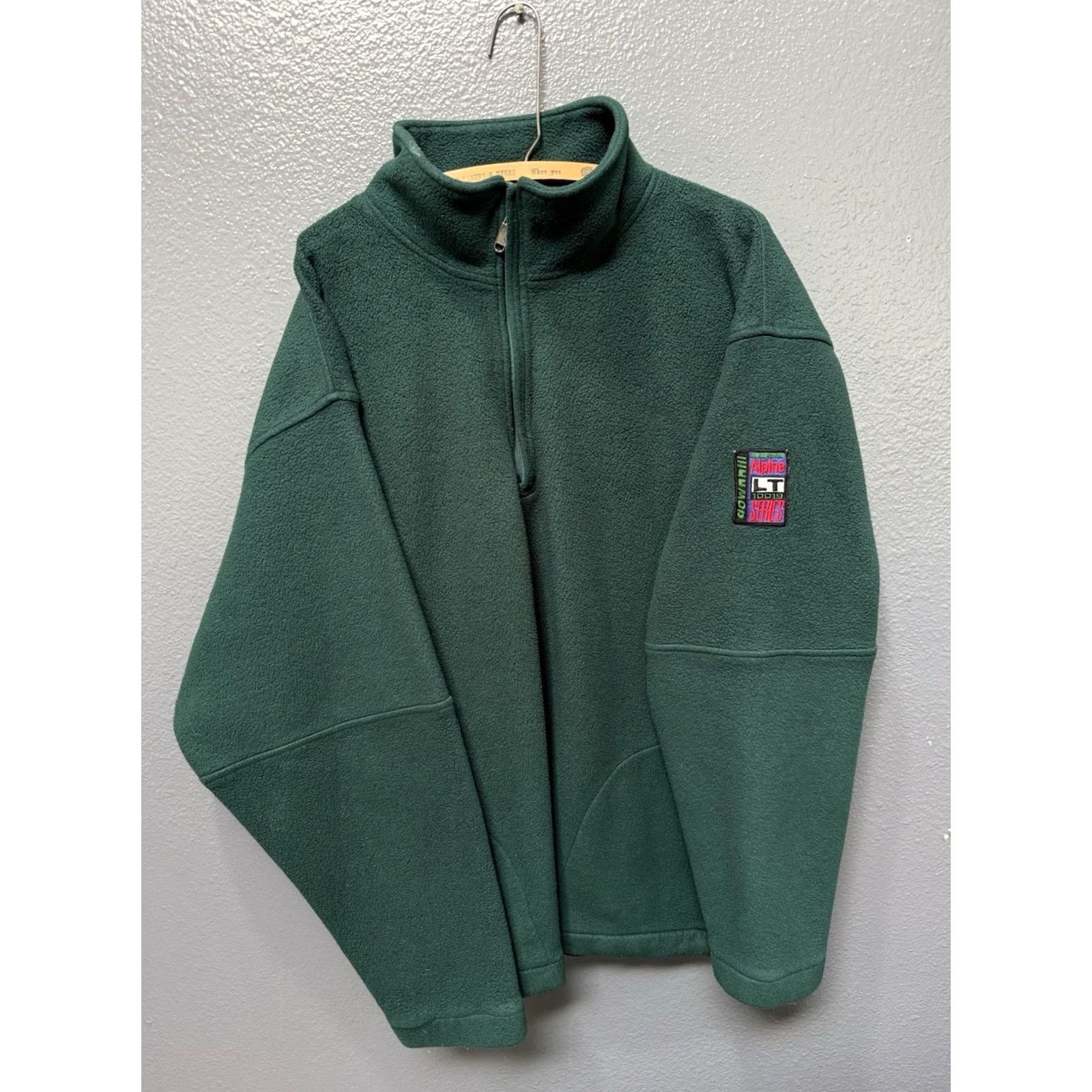 Gap VINTAGE GAP Sweatshirt Downhill Ski Alpine Racing Green Fleece Pullover 90s XL Mens Size US XL / EU 56 / 4 - 4 Thumbnail