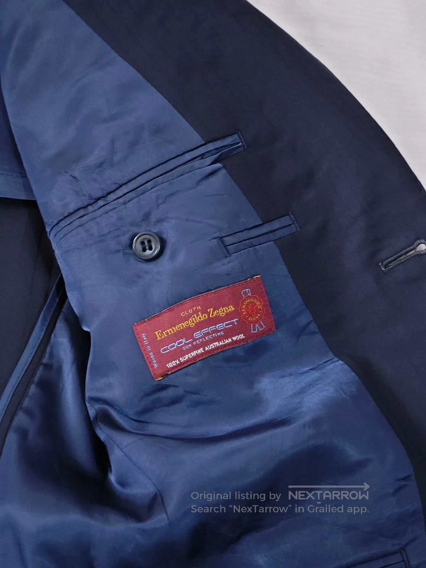 Ermenegildo Zegna Custom Zegna Wool Suit with Cool Effect. Size US M / EU 48-50 / 2 - 7 Thumbnail