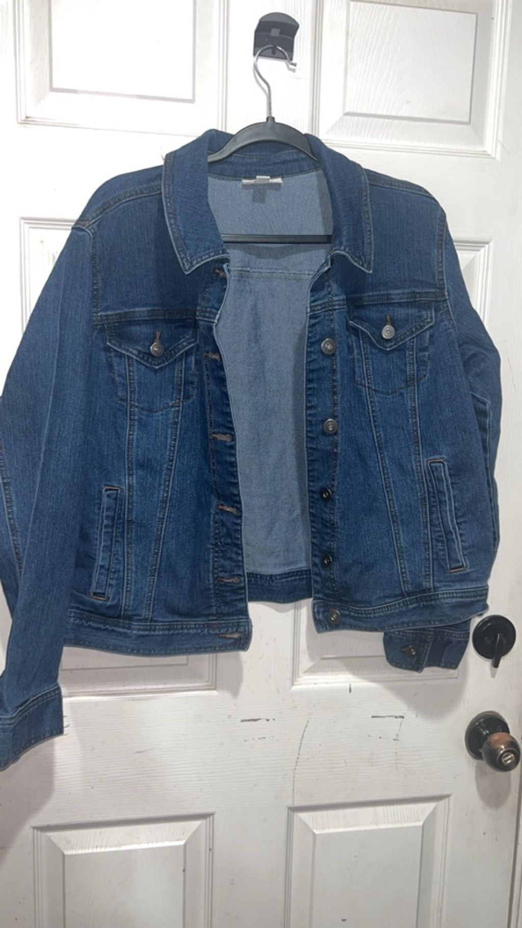 Style & Co Women's Style & Co Blue Denim Jean Jacket Plus Size XL Size XL / US 12-14 / IT 48-50 - 2 Thumbnail