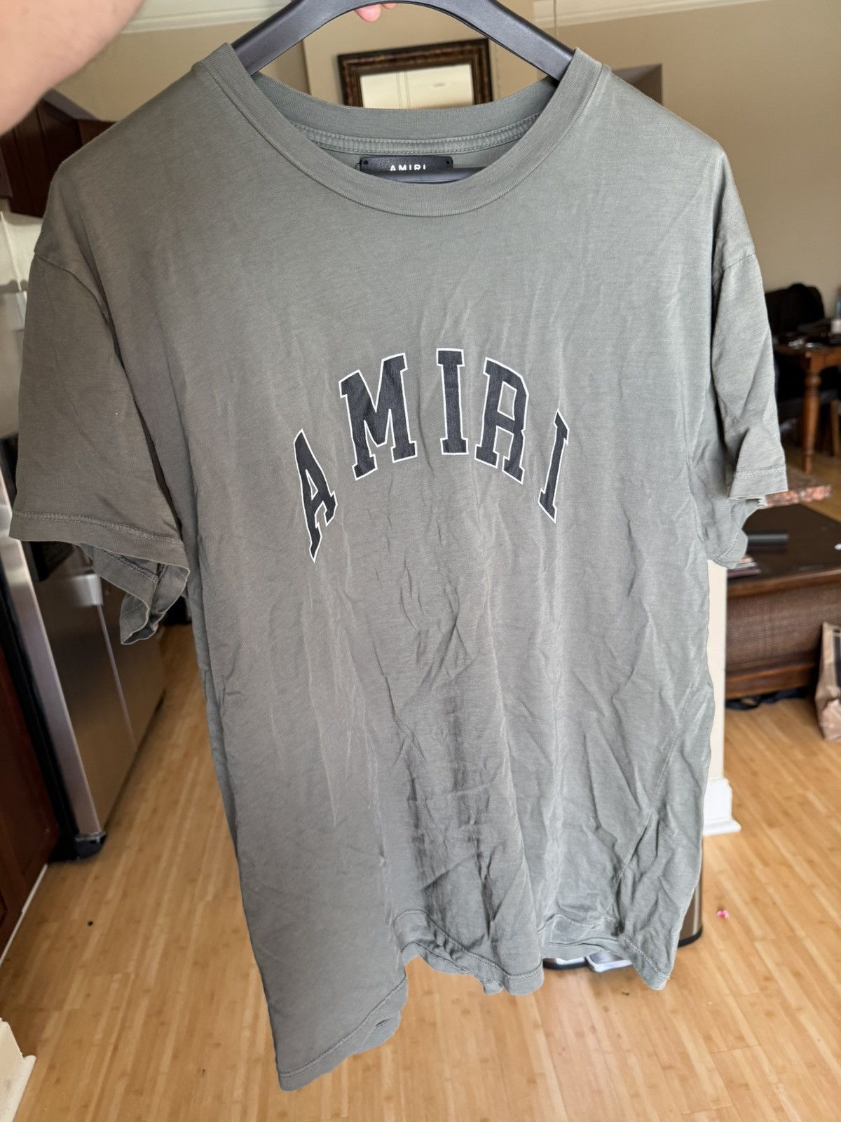 Amiri Amiri College Spell-Out Tee Size US M / EU 48-50 / 2 - 1 Thumbnail