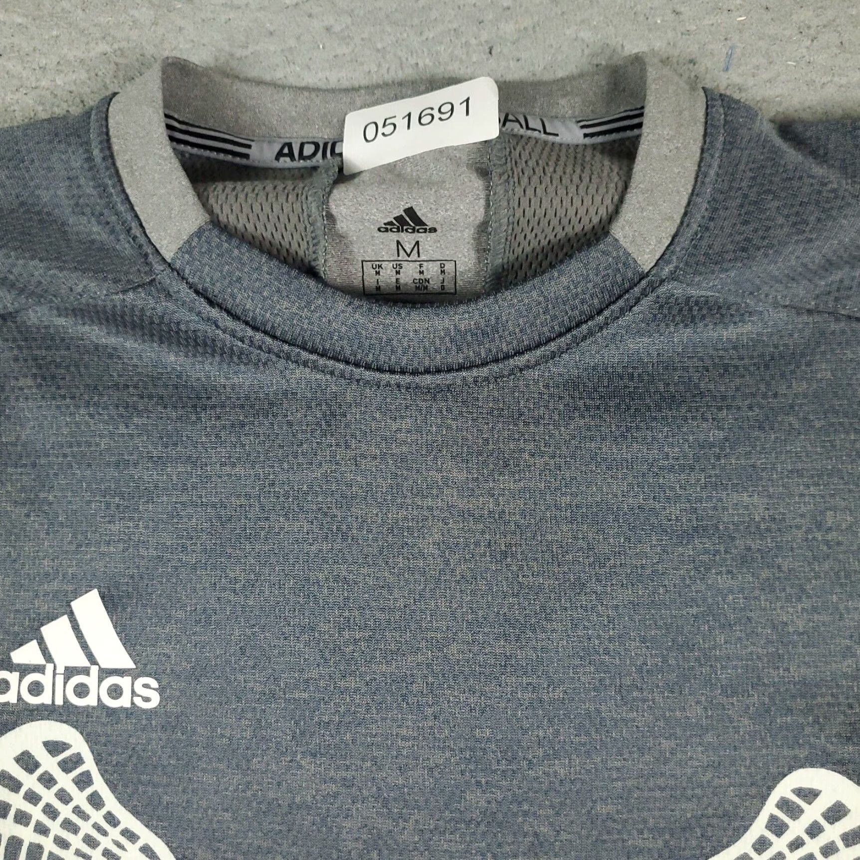 Adidas Adidas Sweater Mens Size Medium Gray Casual Pullover Sweatshirt Size US M / EU 48-50 / 2 - 3 Thumbnail