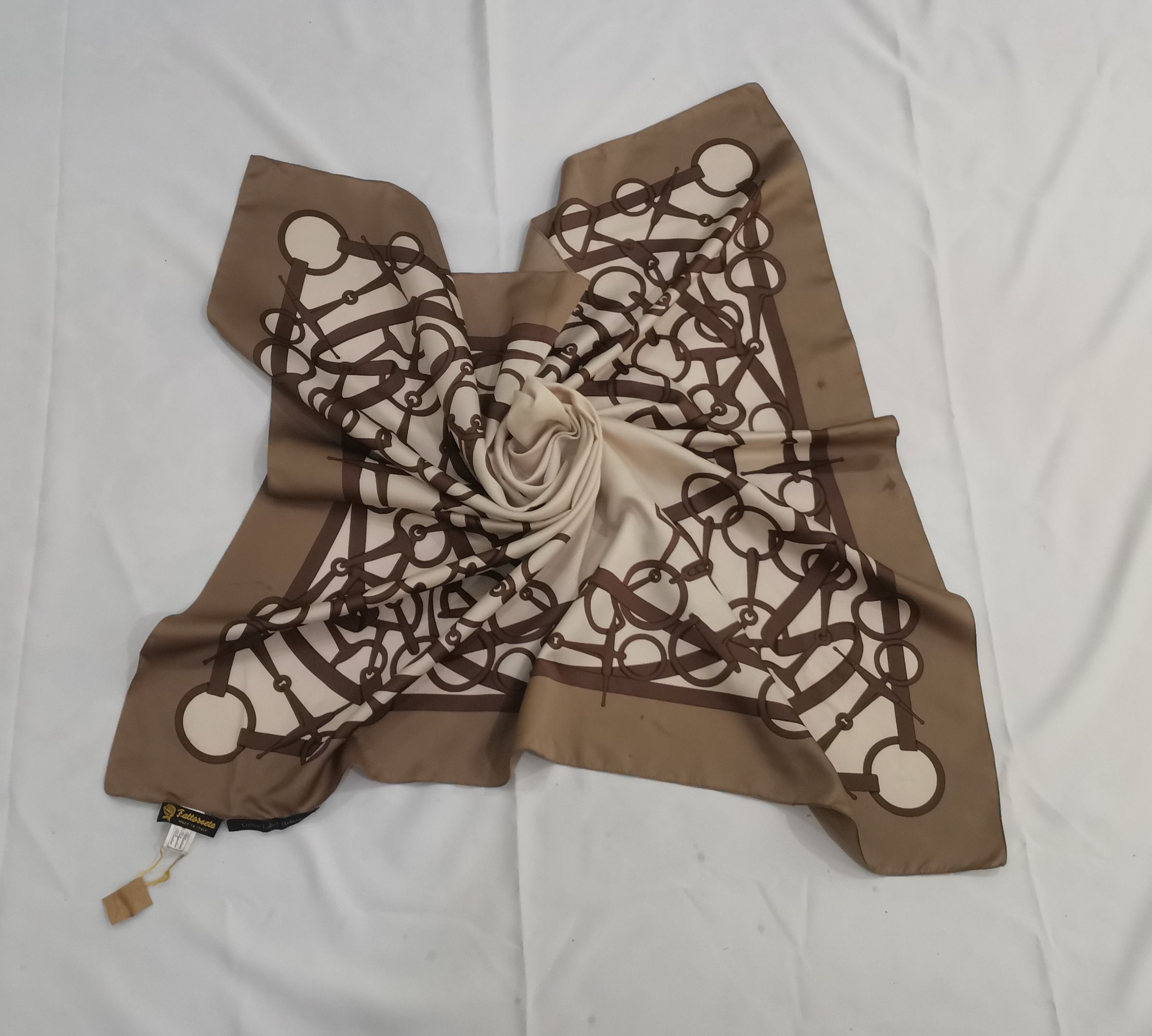 Vintage Rare vintage Italian designer scarves luxury design Size ONE SIZE - 3 Thumbnail