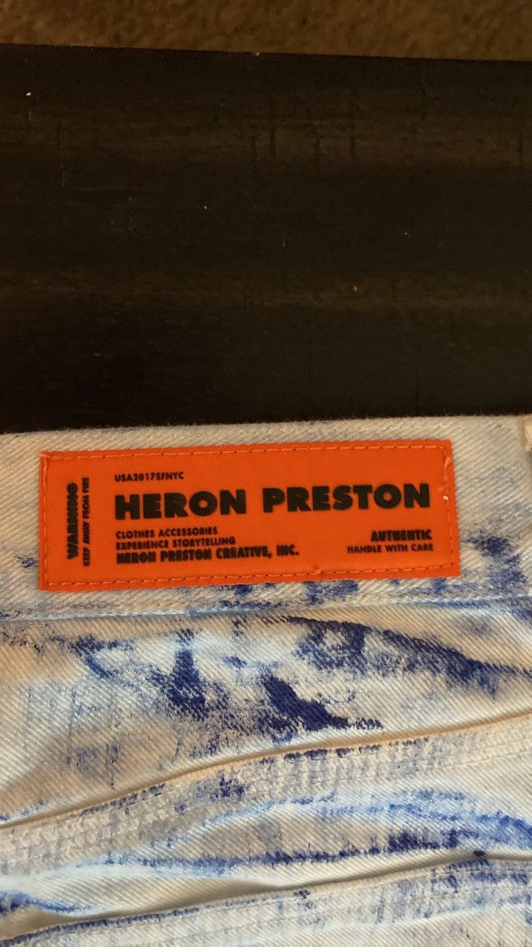 Heron Preston Heron Preston Painted Wash Carpenter Pants Size US 30 / EU 46 - 3 Thumbnail