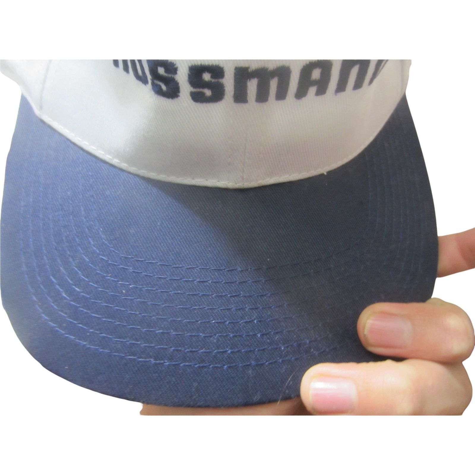 Other Vintage Hussmann Snapback Hat White Navy Blue Outdoor Size ONE SIZE - 8 Thumbnail