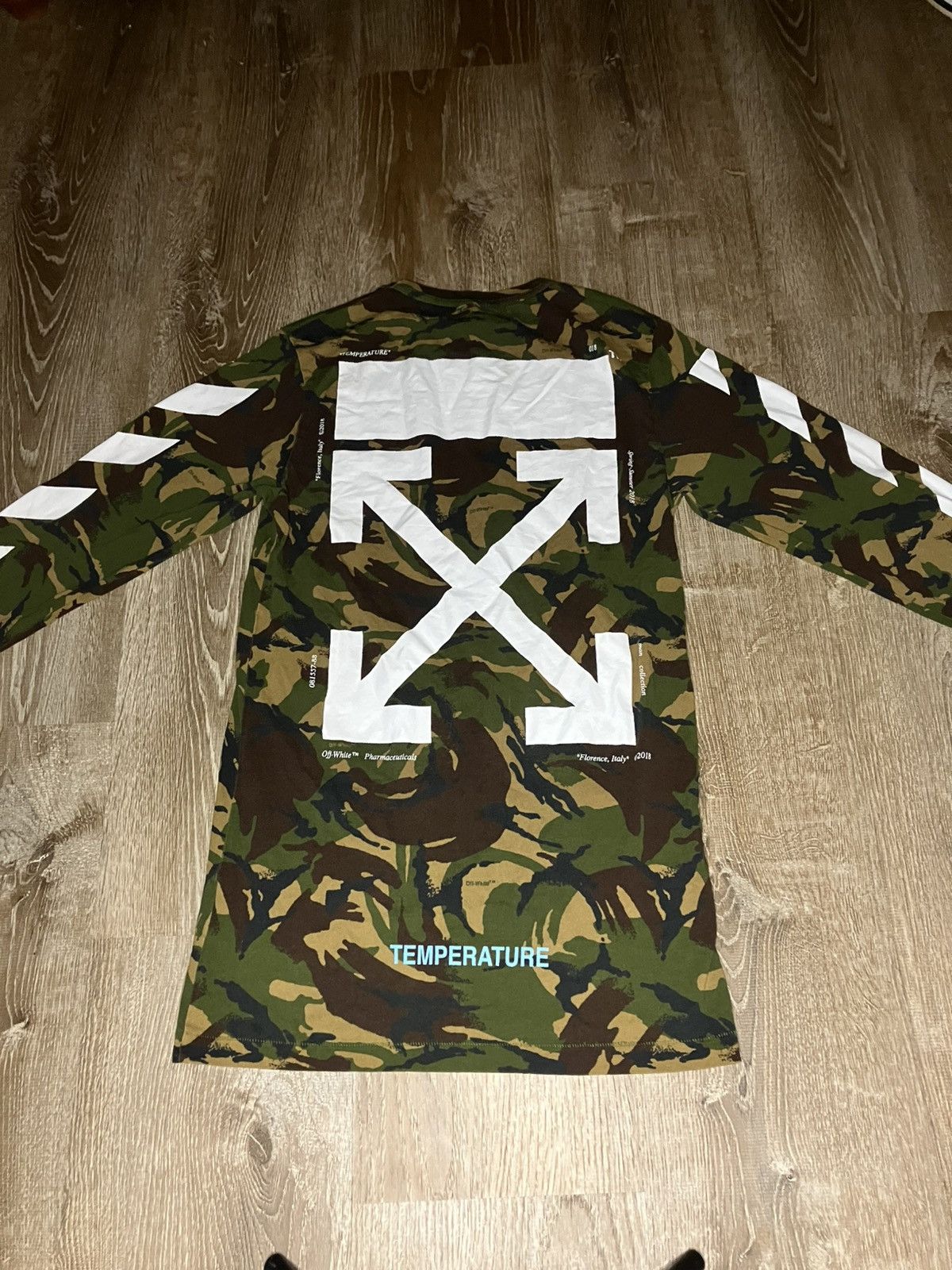 Off-White × Virgil Abloh Off-White Camouflage Temperature Long Sleeve Size US XS / EU 42 / 0 - 3 Thumbnail