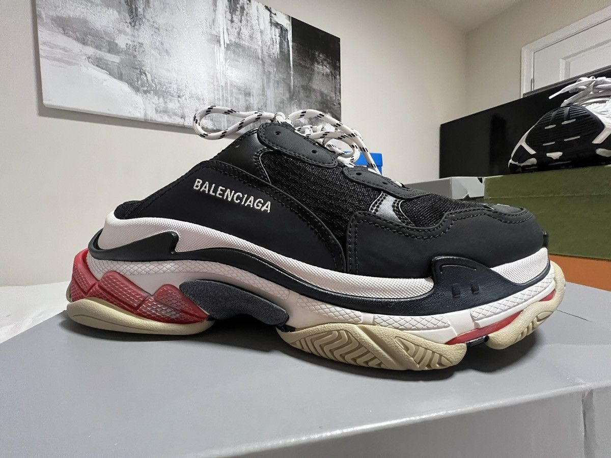 Balenciaga Balenciaga OG 2017 Edition Triple S Mules Size US 11 / EU 44 - 3 Thumbnail