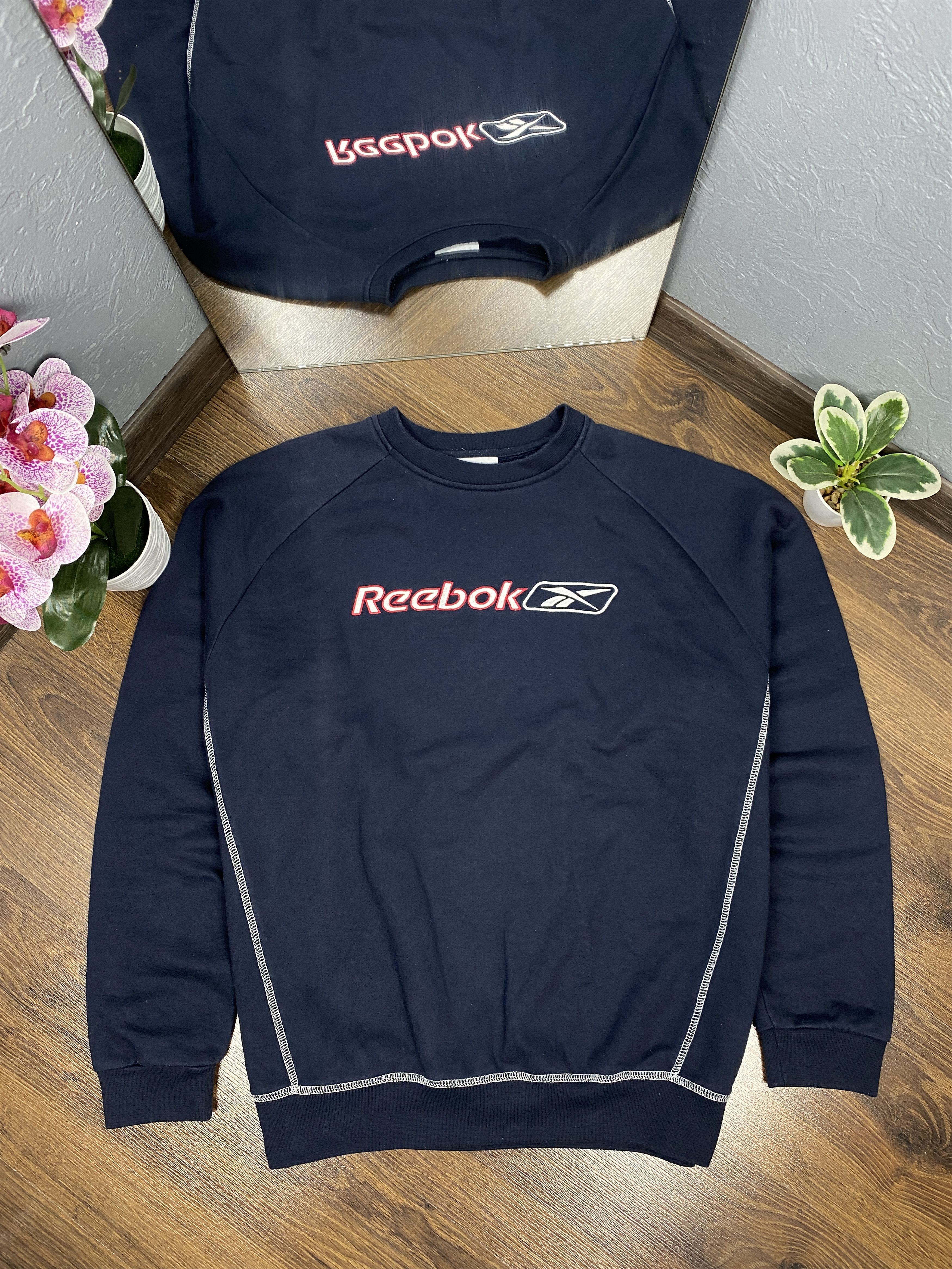 Vintage REEBOK Light Jacket Reebok Big Logo Sweater Reebok Sportswear Reebok Pullover Jumper buy Reebok Streetwear