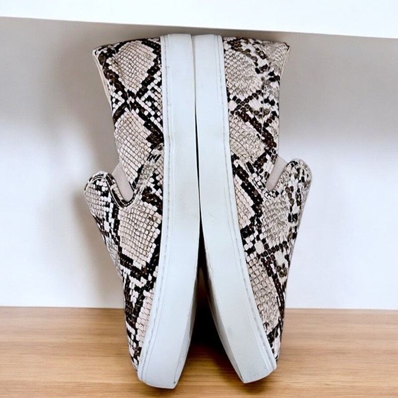 Other Women’s Slip On Faux Snake Canvas Flat Shoe Sneaker Size 7/8 Size US 8 / IT 38 - 6 Thumbnail