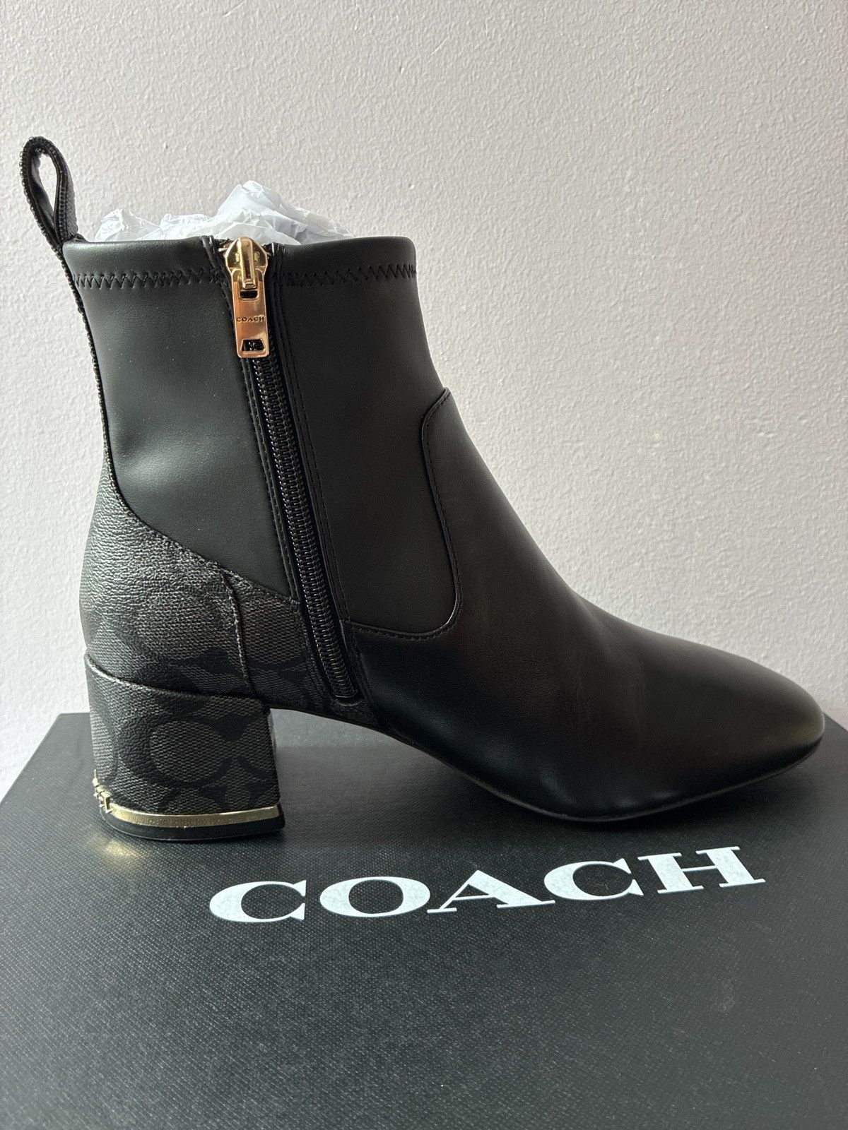 Coach Nala LTR-SIG Bootie Size US 7.5 / IT 37.5 - 2 Thumbnail
