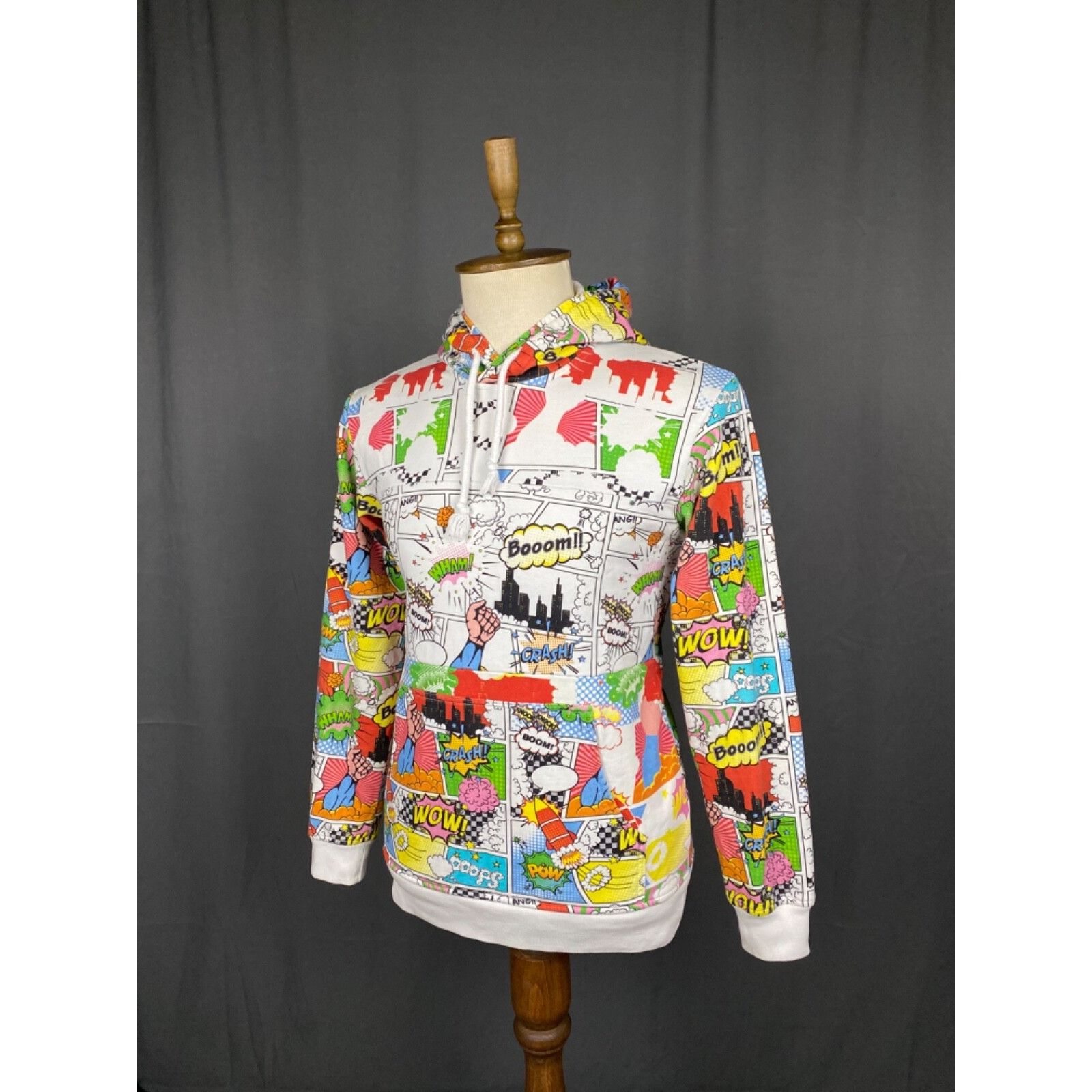 Comme des Garcons Comme Des Garcons Comic Men's White Hoodie Sweater Size M Size US M / EU 48-50 / 2 - 4 Thumbnail