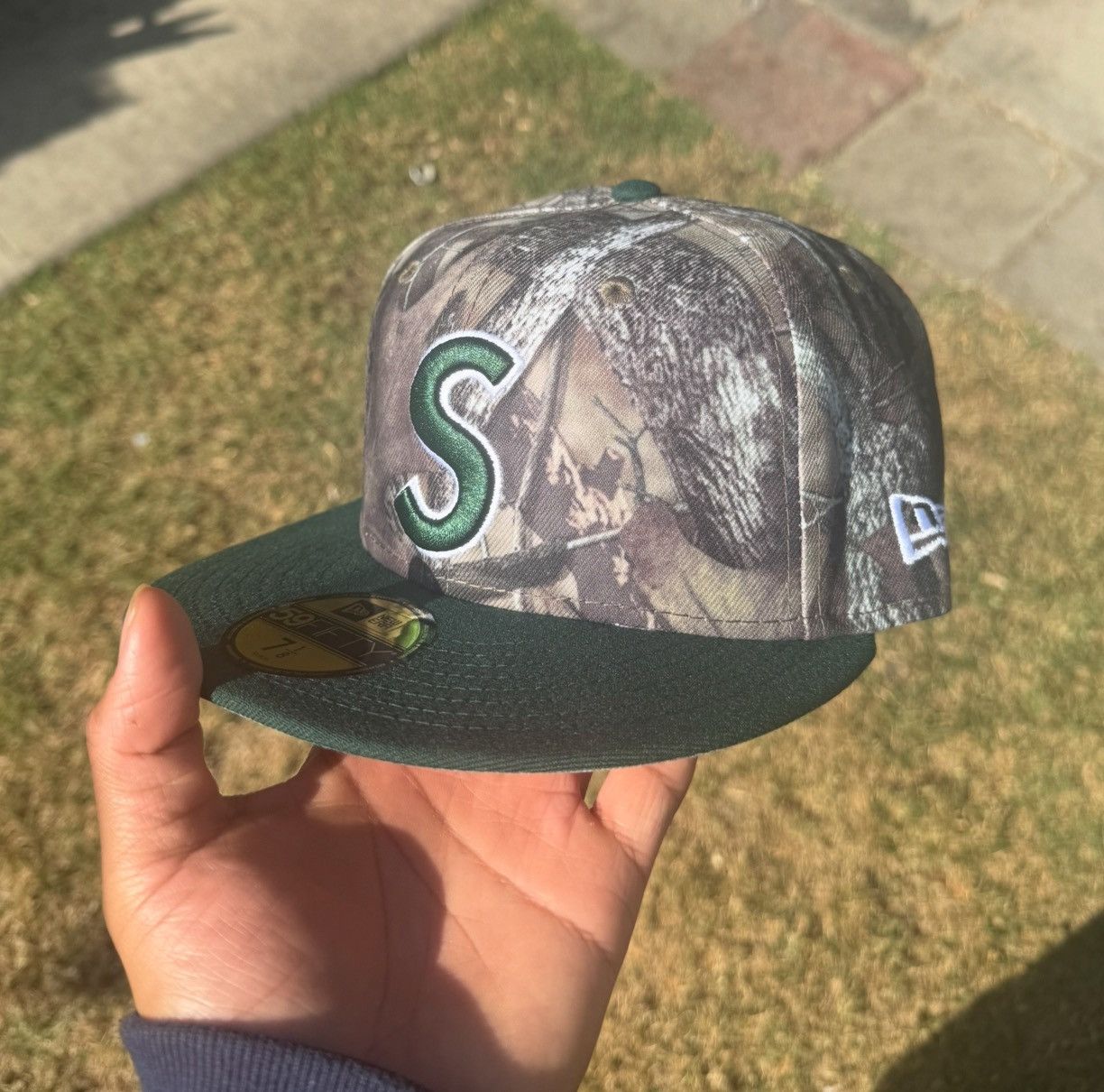 Supreme New Era Reaper S Logo Camo (Sz 7 5/8) Will Ship ASAP