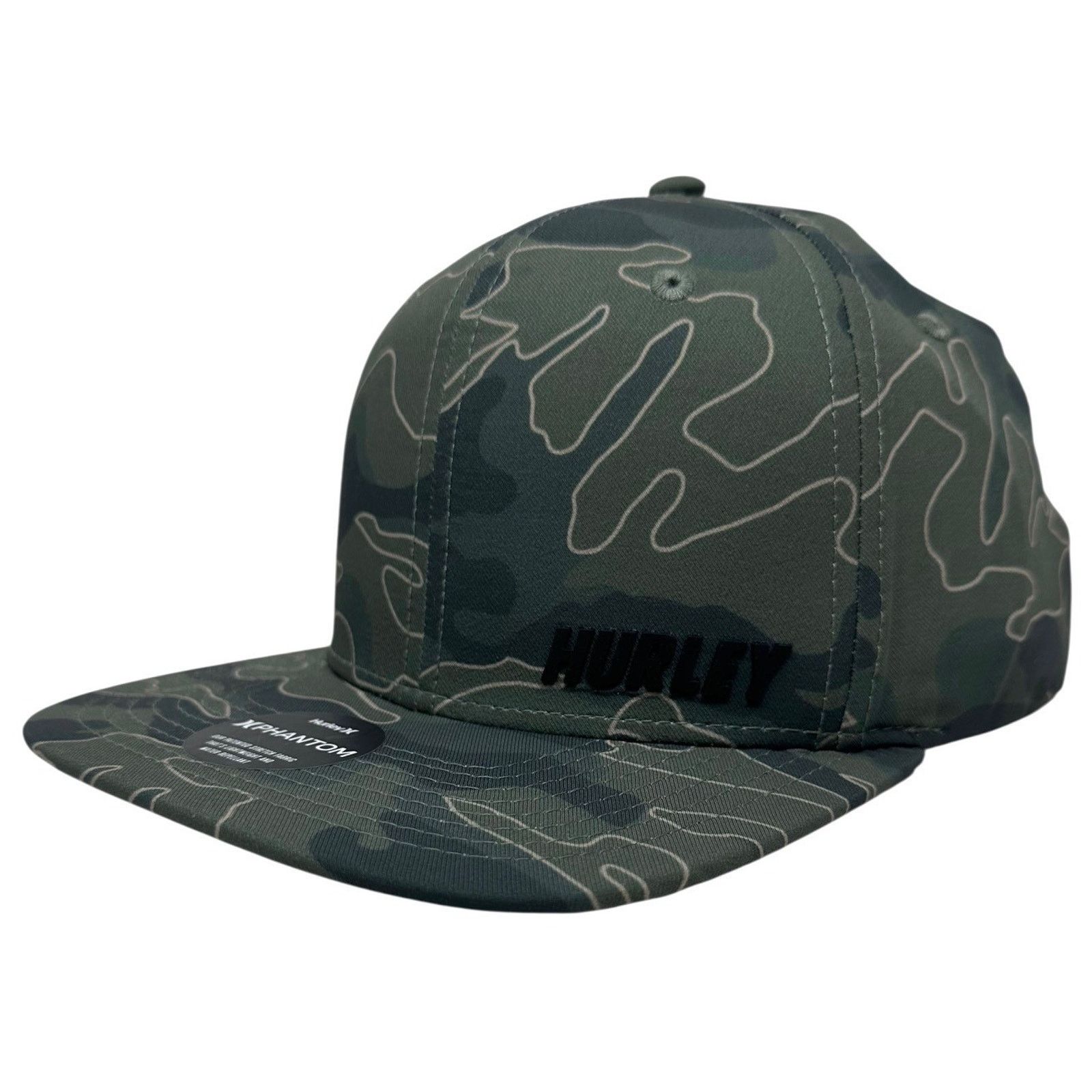 Hurley Hurley Men's Hat Phantom Ridge Water Repellent Flat Bill Cap Size ONE SIZE - 2 Thumbnail