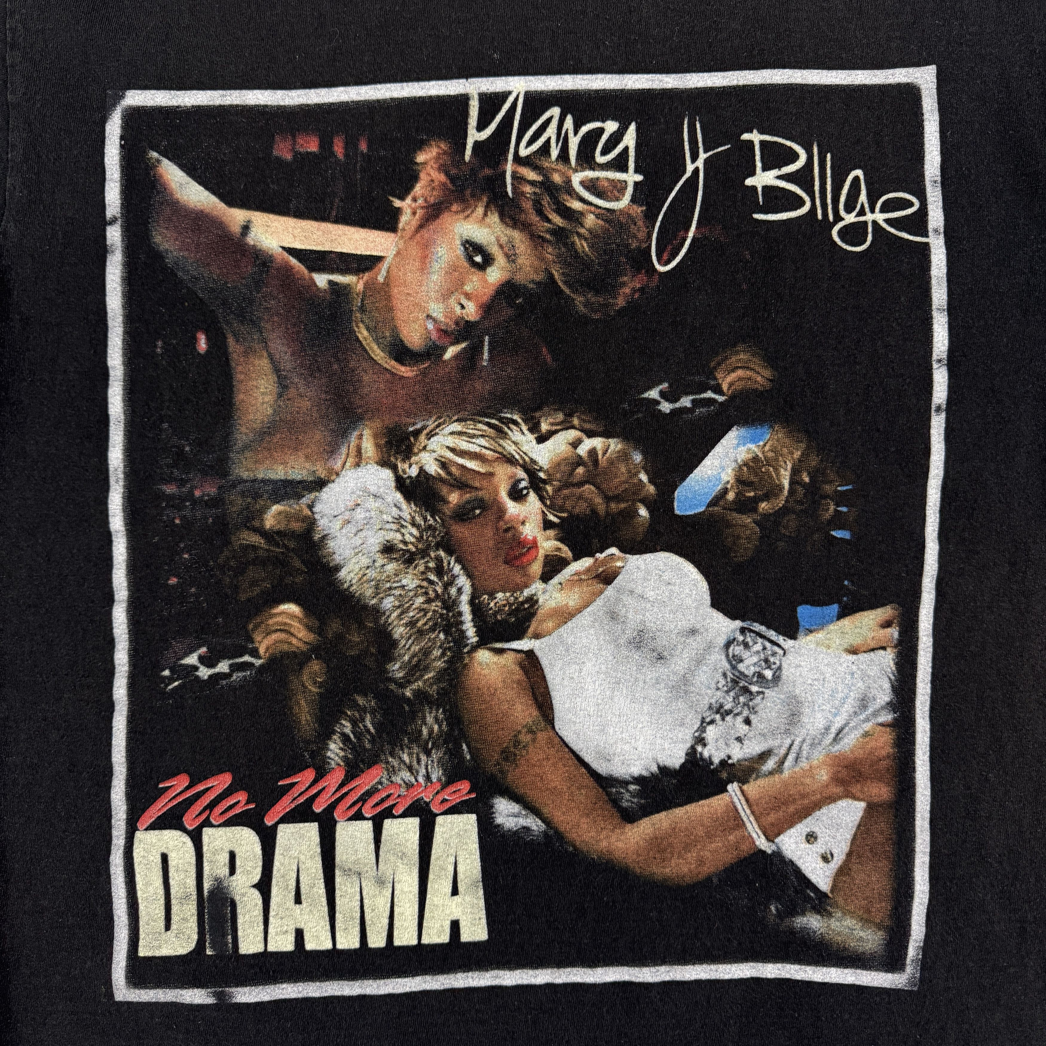 Rap Tees Vintage 2001 Mary J Blige T-shirt Size US L / EU 52-54 / 3 - 3 Thumbnail