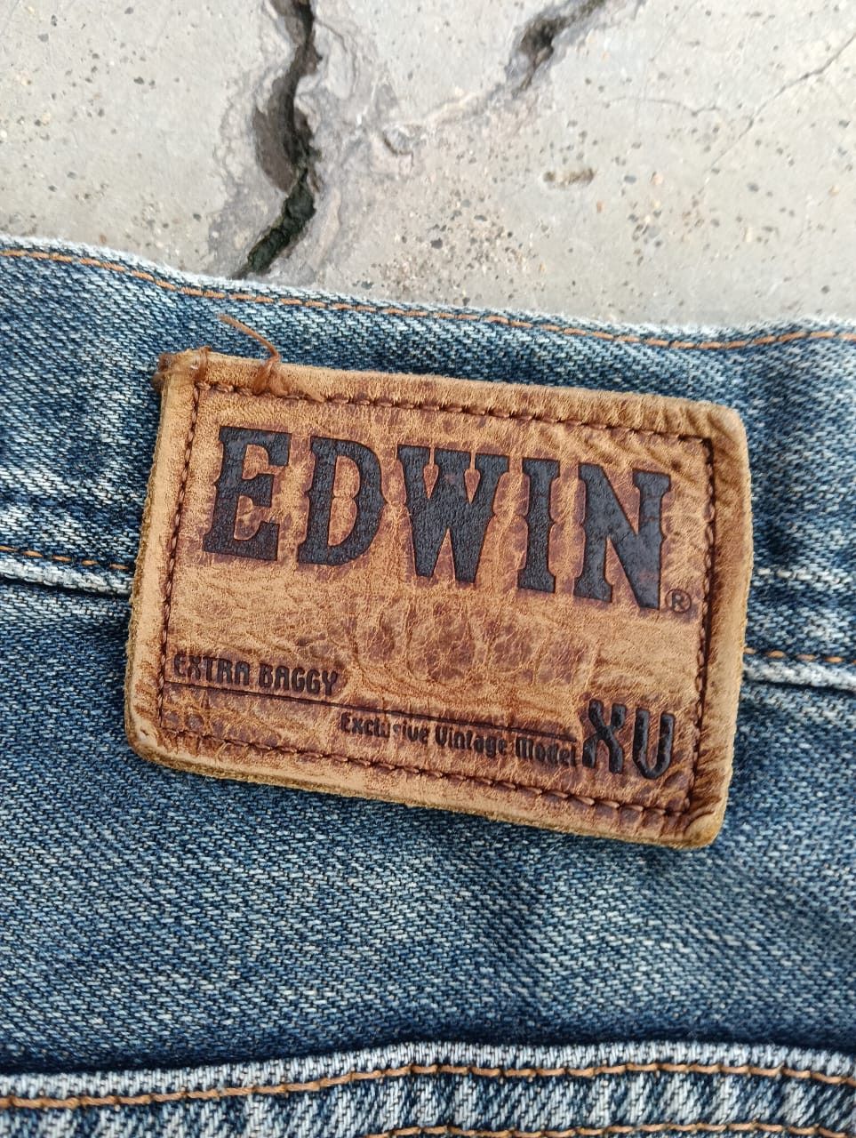 Edwin EDWIN XV Extra Baggy Exclusive Vintage Denim Jeans Size US 35 - 4 Thumbnail