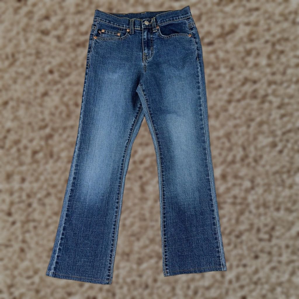 Ralph Lauren Ralph Lauren Polo Jeans Company Pants Womens 2 Blue Denim Bootcut Stretch Size 26" / US 2 / IT 38 - 1 Thumbnail