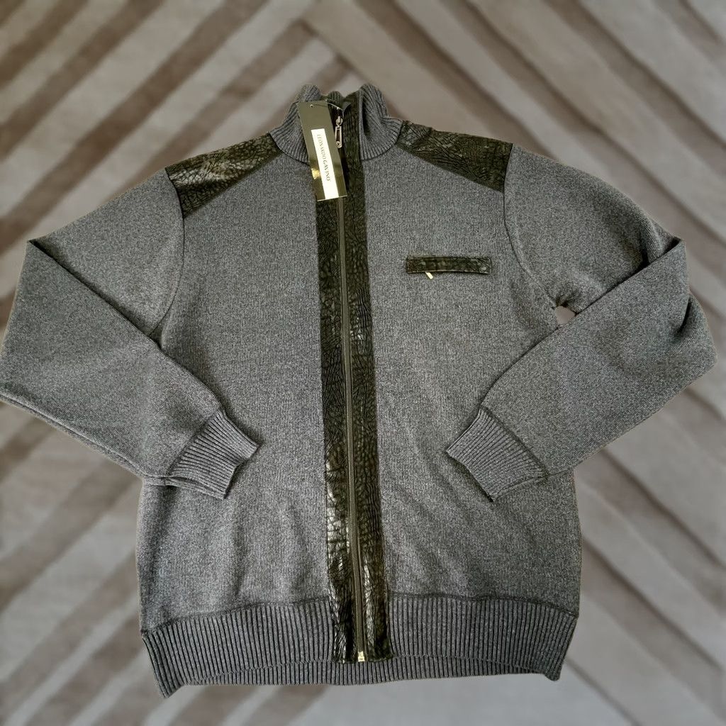 Prada × Vintage Prada Sport Knit Zip Up Jacket | Grailed
