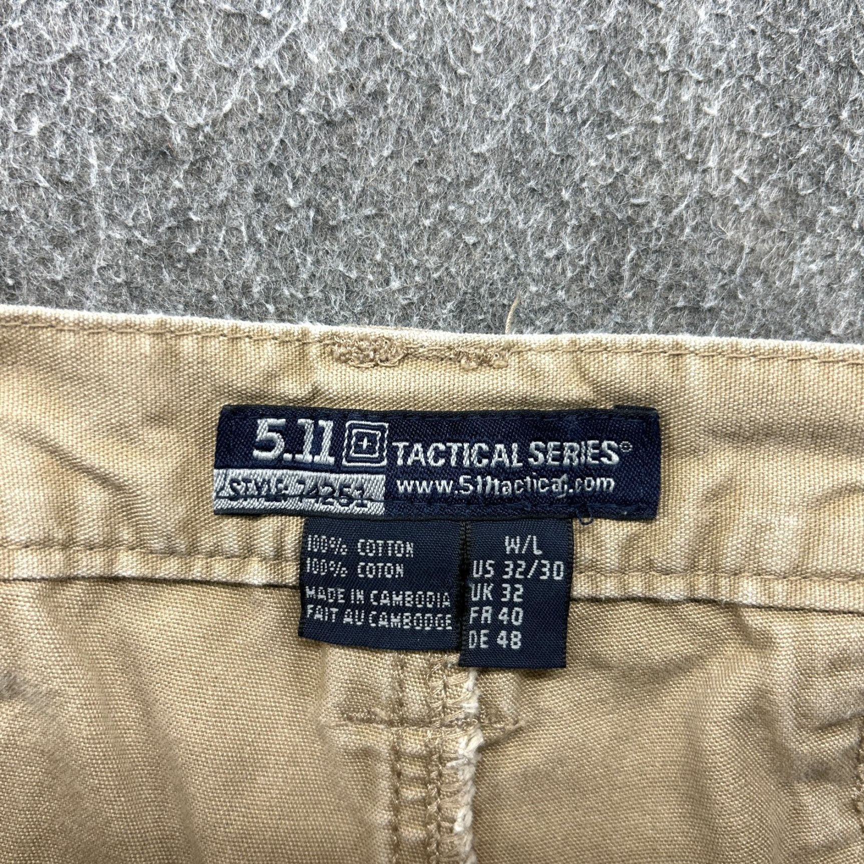 Vintage 5.11 Tactical Pants Mens 32x30 Brown Tan Cargo Ripstop Cotton Pockets Straight Size US 32 / EU 48 - 7 Thumbnail