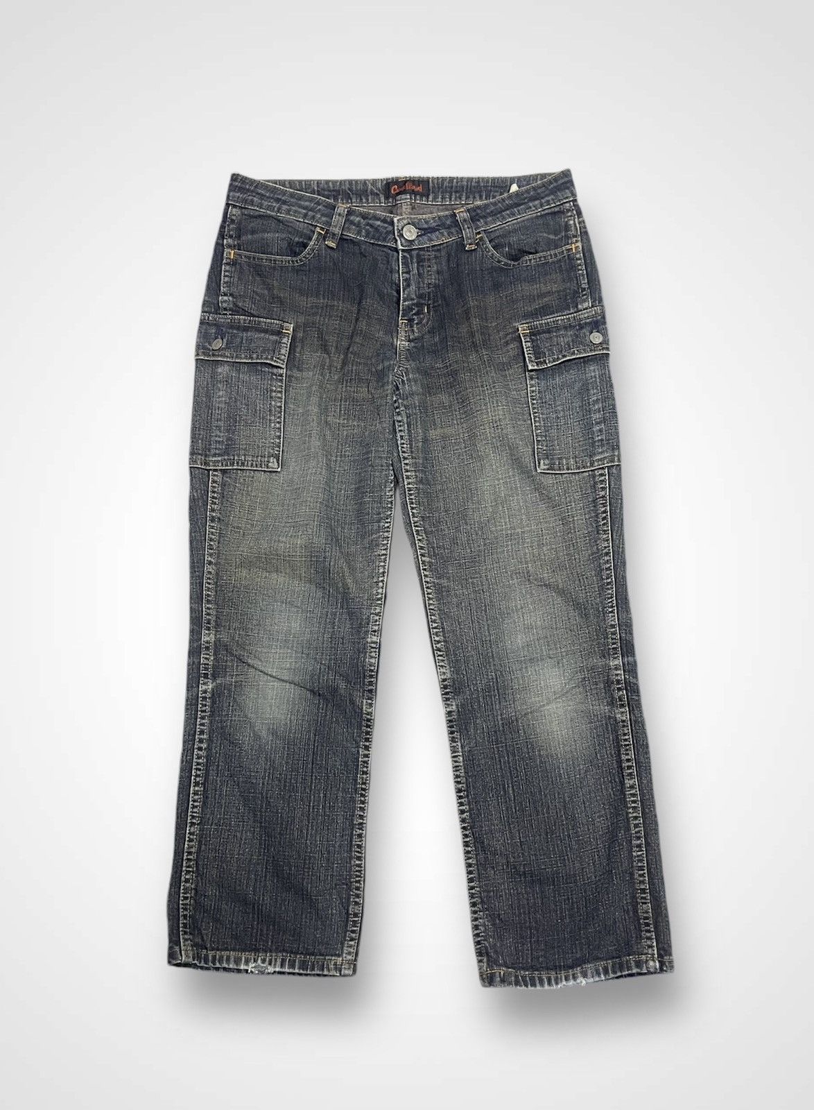 Japanese Brand Camel Road 3 Quarter Cargo Jeans Size 30" / US 8 / IT 44 - 1 Thumbnail