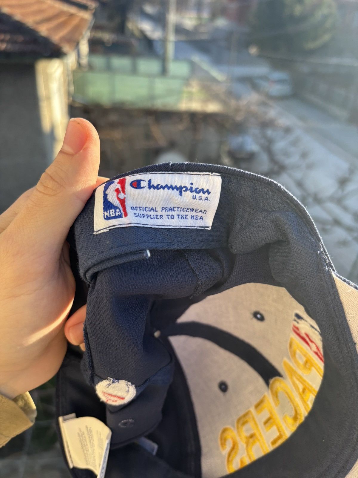 NBA BNWT Vintage 90s Indiana Pacers Champion SnapBack hat NBA Size ONE SIZE - 7 Thumbnail