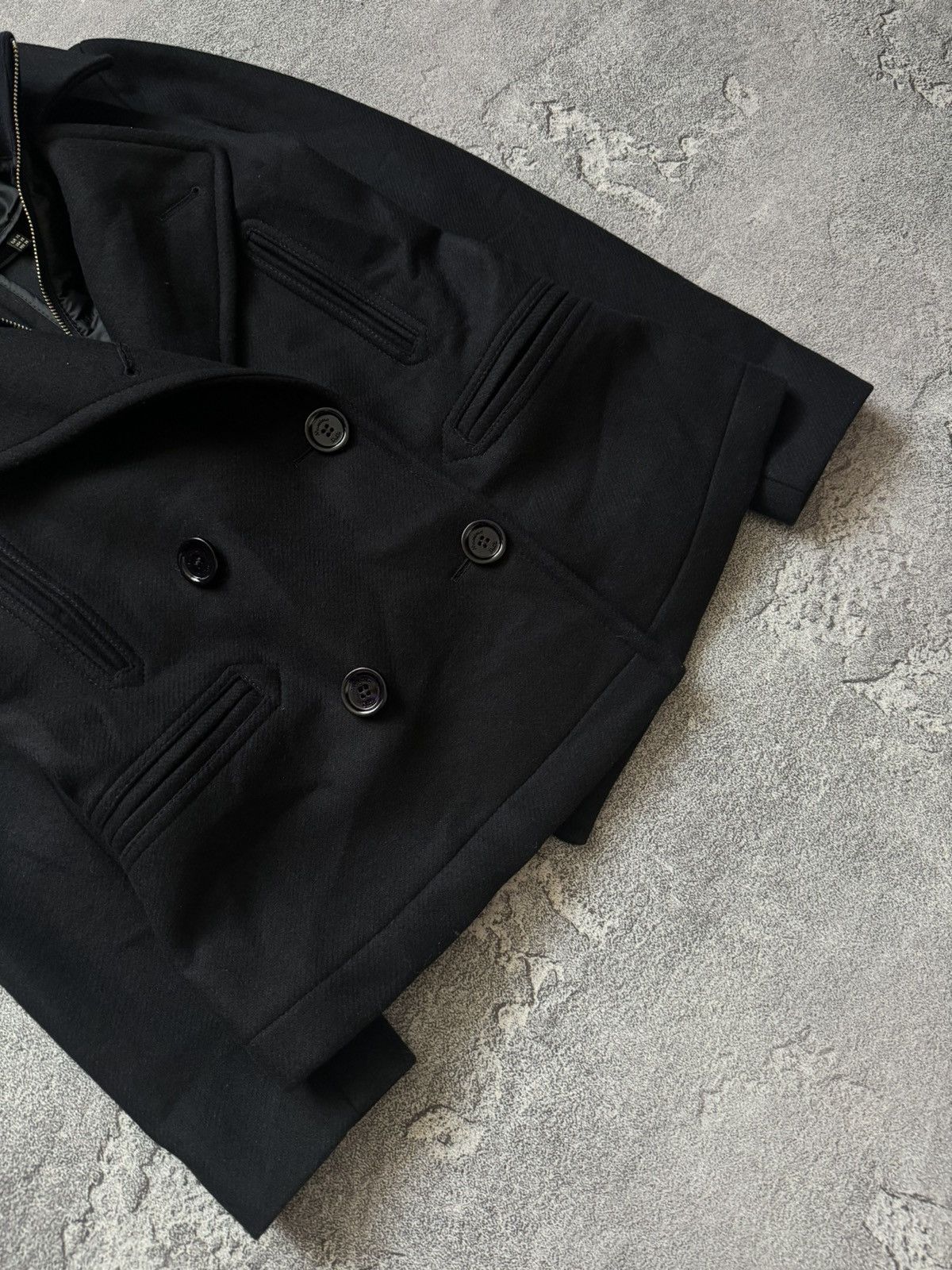 Designer × Massimo Dutti Massimo dutti XS Wmns coat cropped heavy jacket wool Size XS / US 0-2 / IT 36-38 - 3 Thumbnail