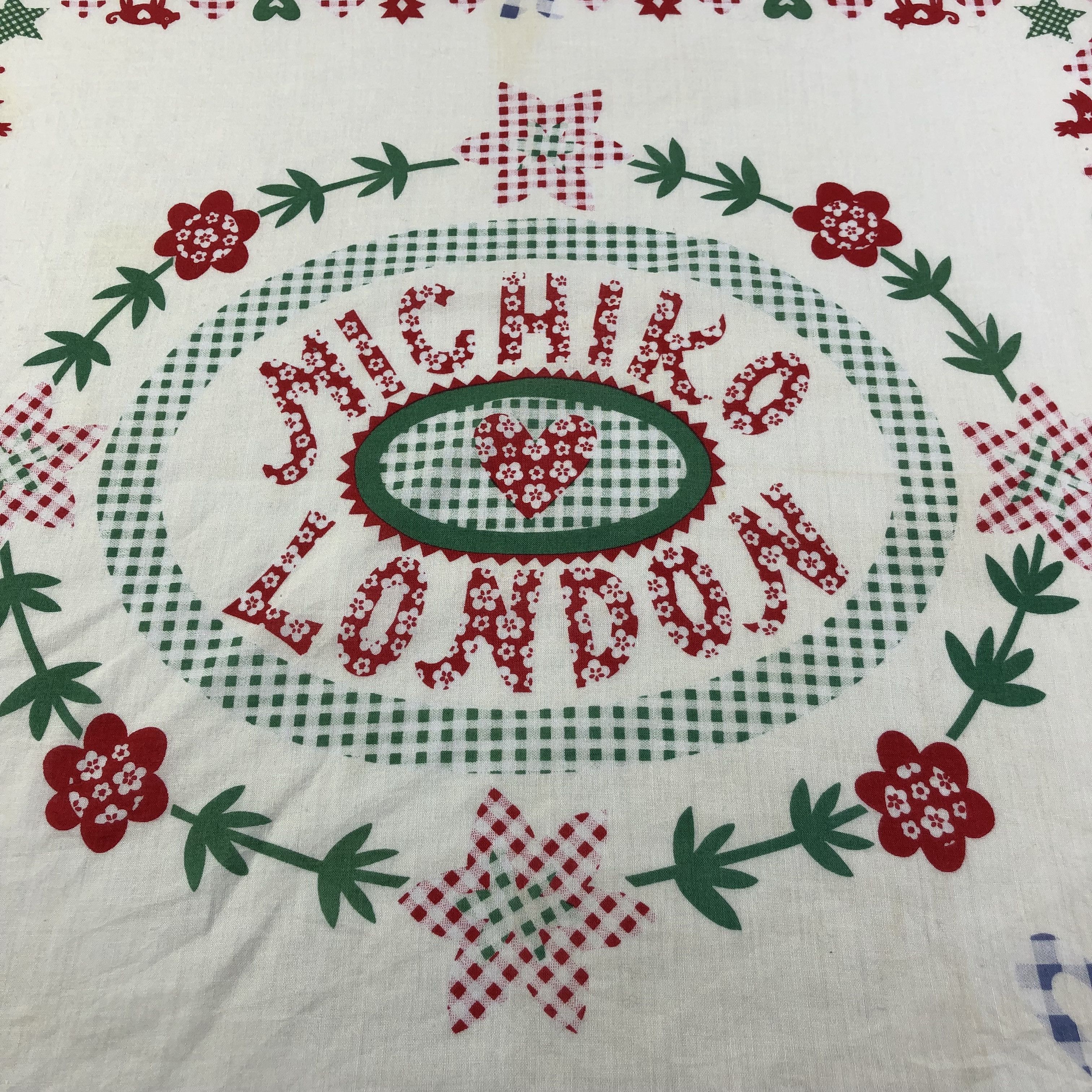 Michiko Koshino London Michiko London Handkerchief Neckerchief Bandana H2045 Size ONE SIZE - 5 Thumbnail