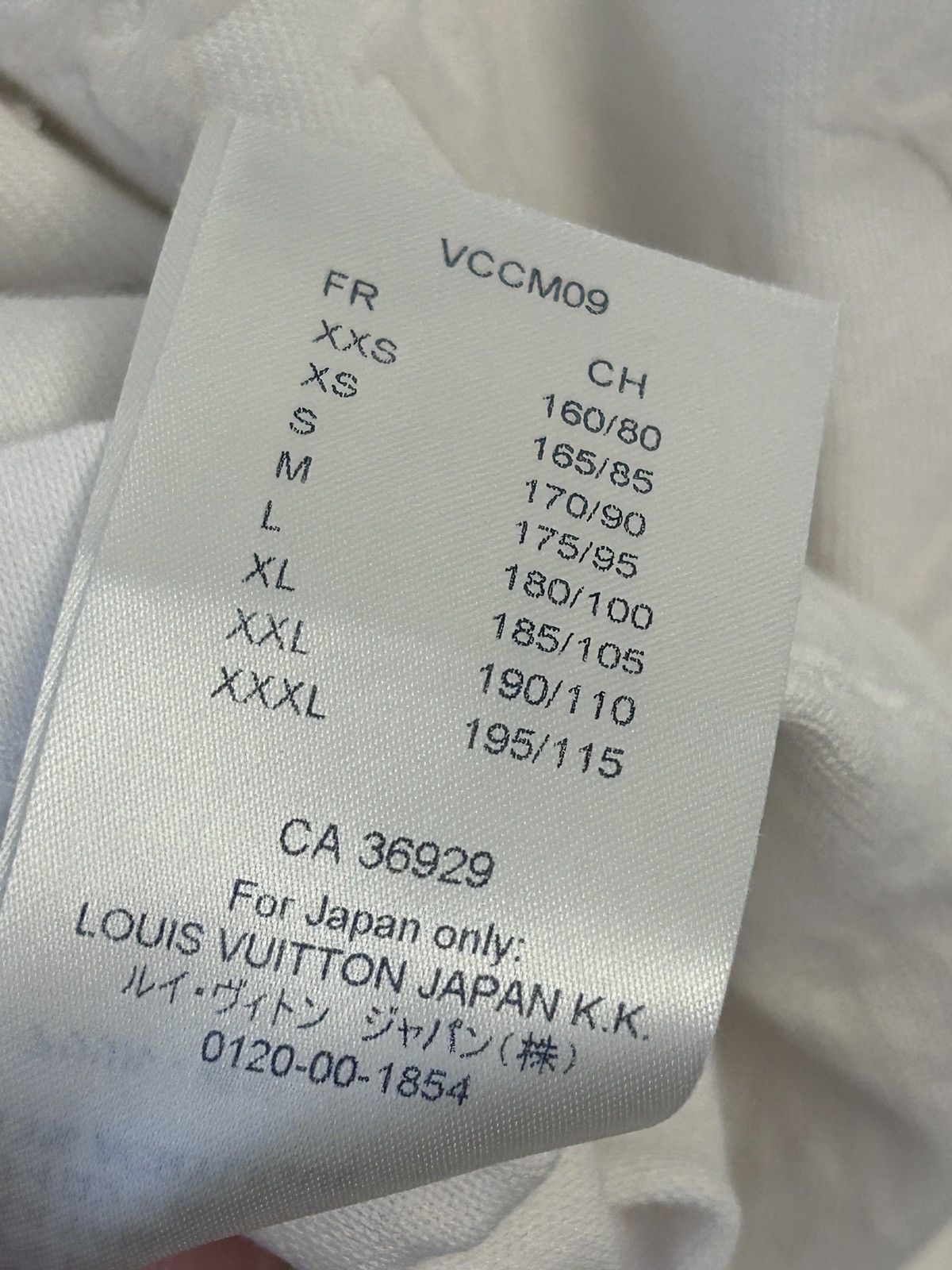 Louis Vuitton Louis Vuitton White Cotton Logo Jacquard Knit T-Shirt Large Size US L / EU 52-54 / 3 - 8 Thumbnail
