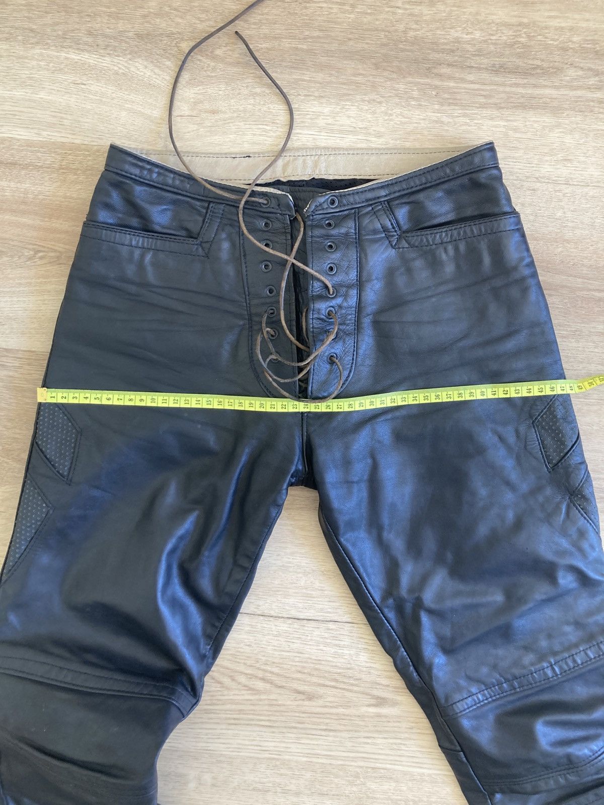 Other Vintage Custom Made Leather Pants Size 29" - 16 Thumbnail