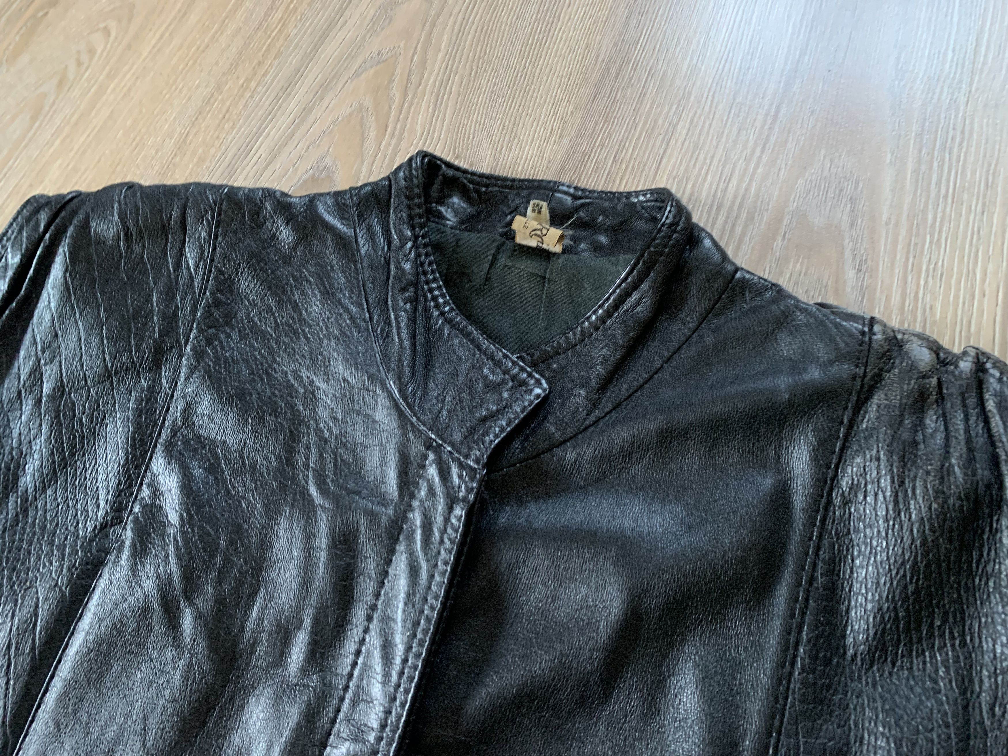 Vintage Vintage Black Leather Multi Pocket Jacket Size US M / EU 48-50 / 2 - 4 Thumbnail