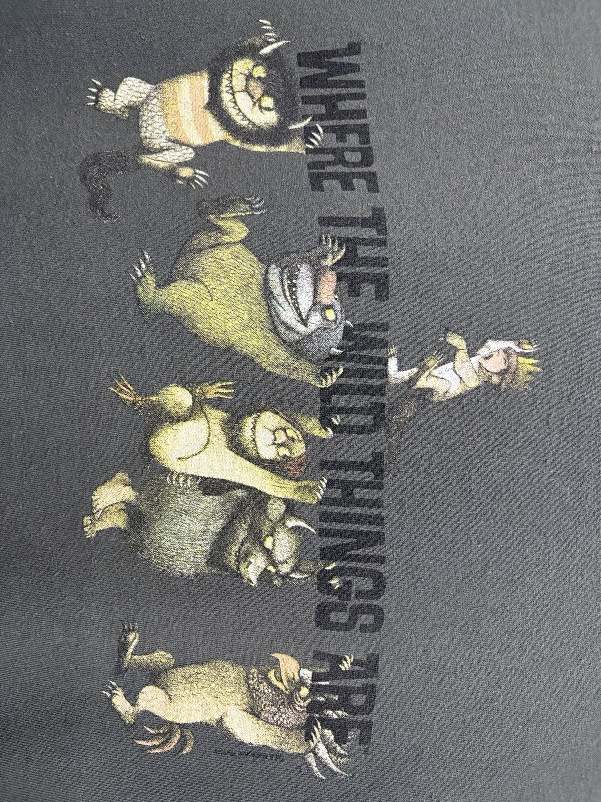 Vintage Vintage 90's Children Book Where the Wild Things Are T-Shirt Size US M / EU 48-50 / 2 - 4 Thumbnail