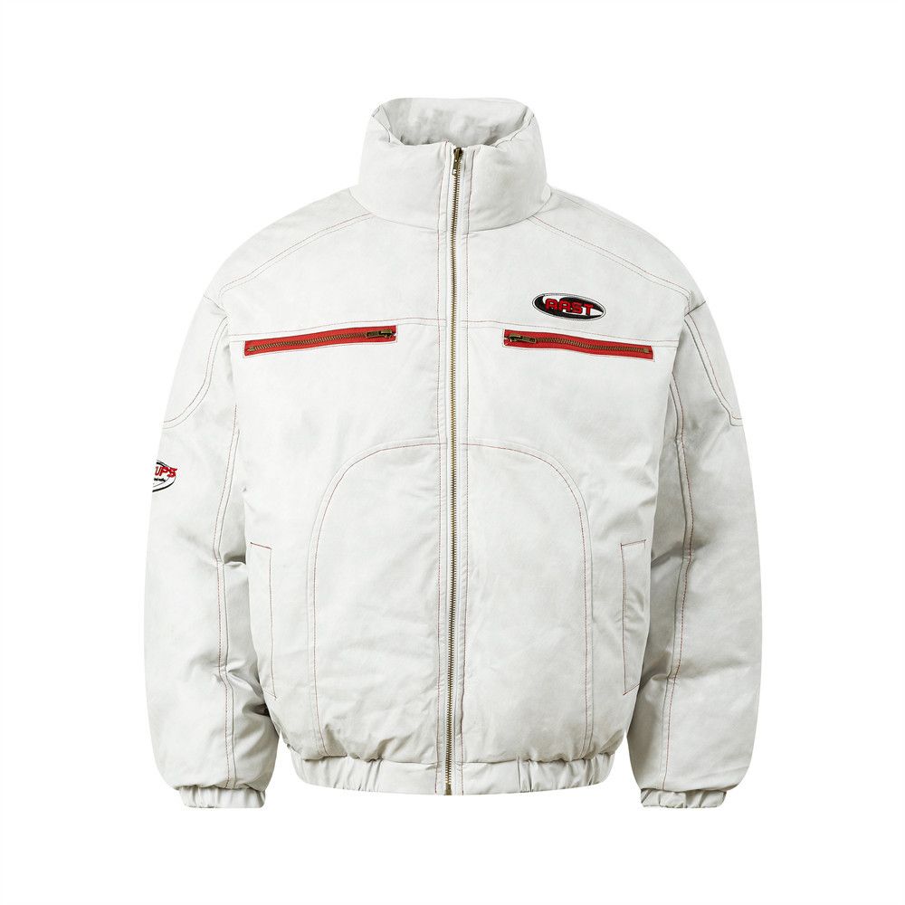 Japanese Brand Embroidery Motorcycle Padded Jacket Size US L / EU 52-54 / 3 - 1 Thumbnail