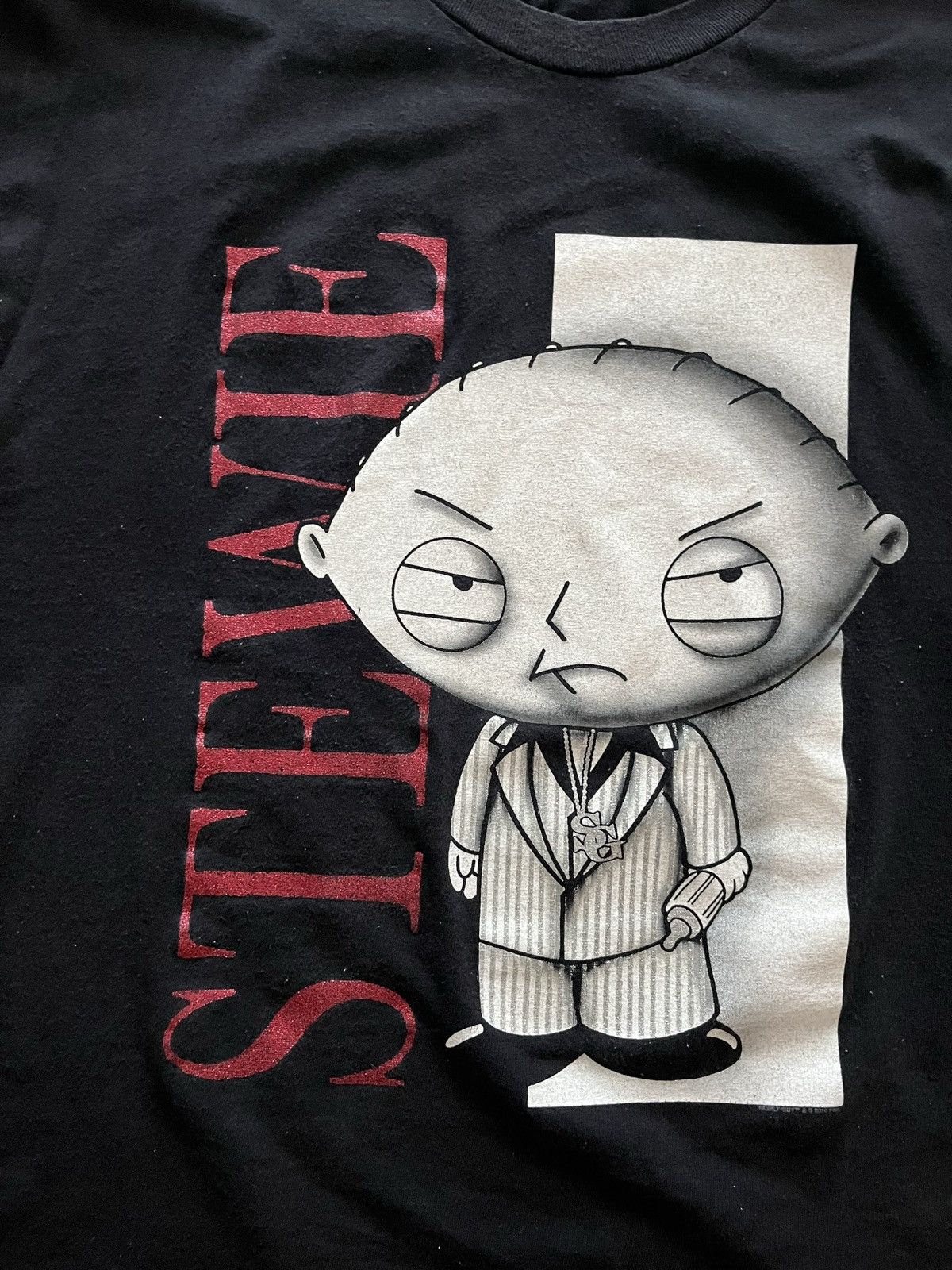 Vintage Vintage Stewie Gangster Shirt Size US XL / EU 56 / 4 - 8 Thumbnail