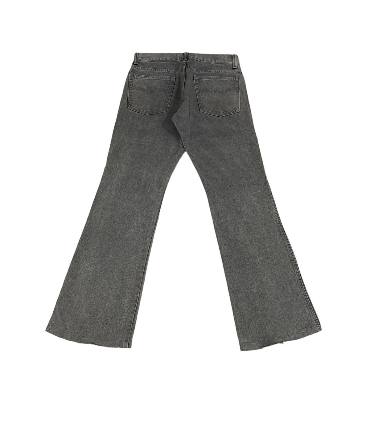 Japanese Brand Vintage Morgan Homme Japan Flare Distressed Jeans Size US 31 - 4 Thumbnail