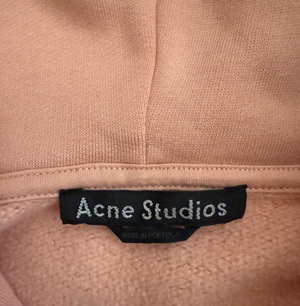 Acne Studios Acne Studios M hoodie - Ferris Face - Authentic, coral color Size US M / EU 48-50 / 2 - 3 Thumbnail