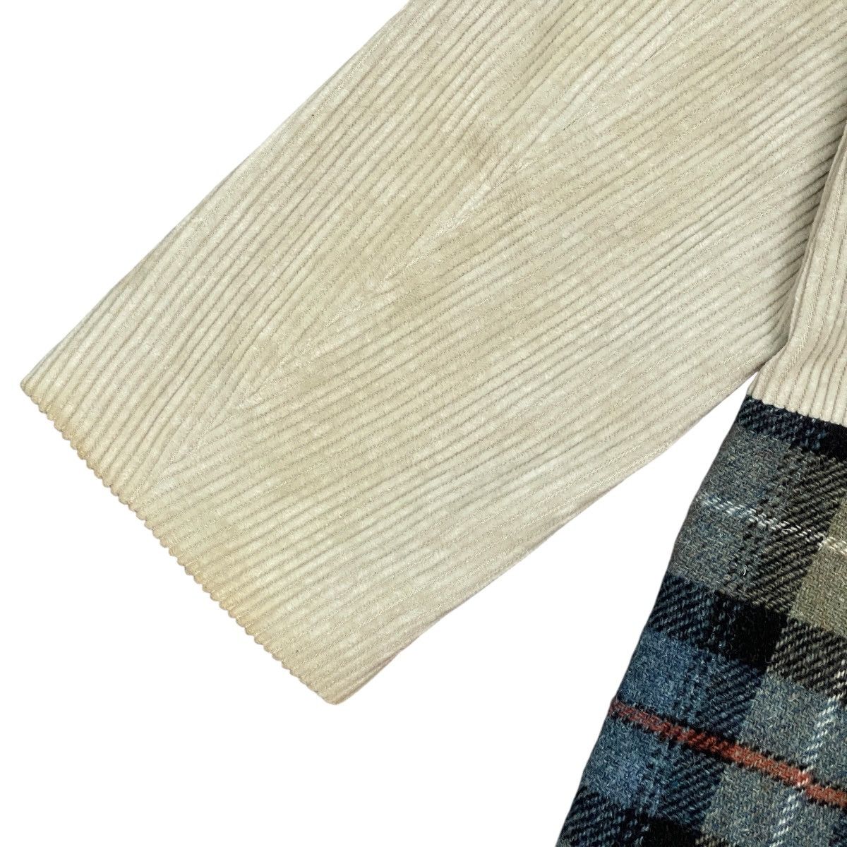 Issey Miyake Hai Sporting Gear Issey Miyake Corduroy Plaid Panel Jacket Size US M / EU 48-50 / 2 - 17 Thumbnail