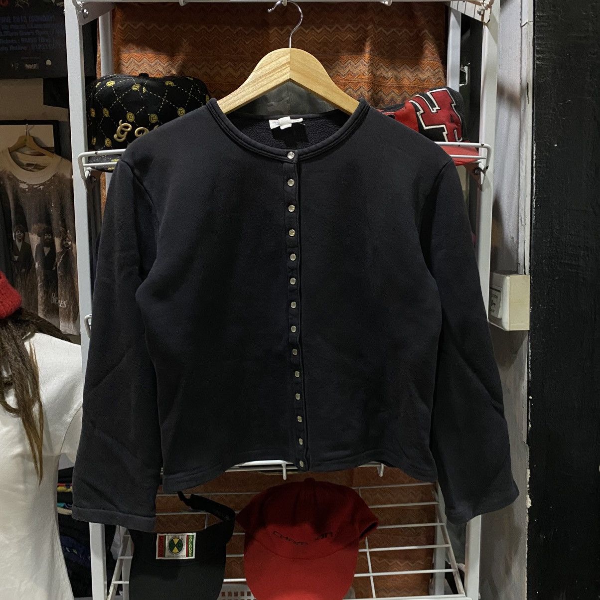 agnes b. Agnès b. Le Classique Paris snap cardigan Size S / US 4 / IT 40 - 1 Thumbnail