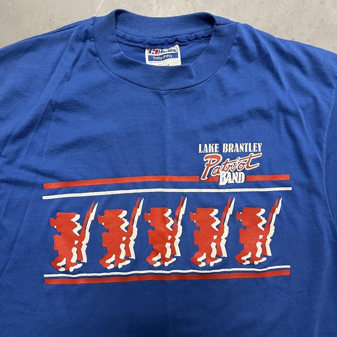 Vintage Crazy Vintage Y2K/2000s 1980s Single Stitch Lake Brantley Patriot Band Graphic Tee! Size US S / EU 44-46 / 1 - 4 Thumbnail