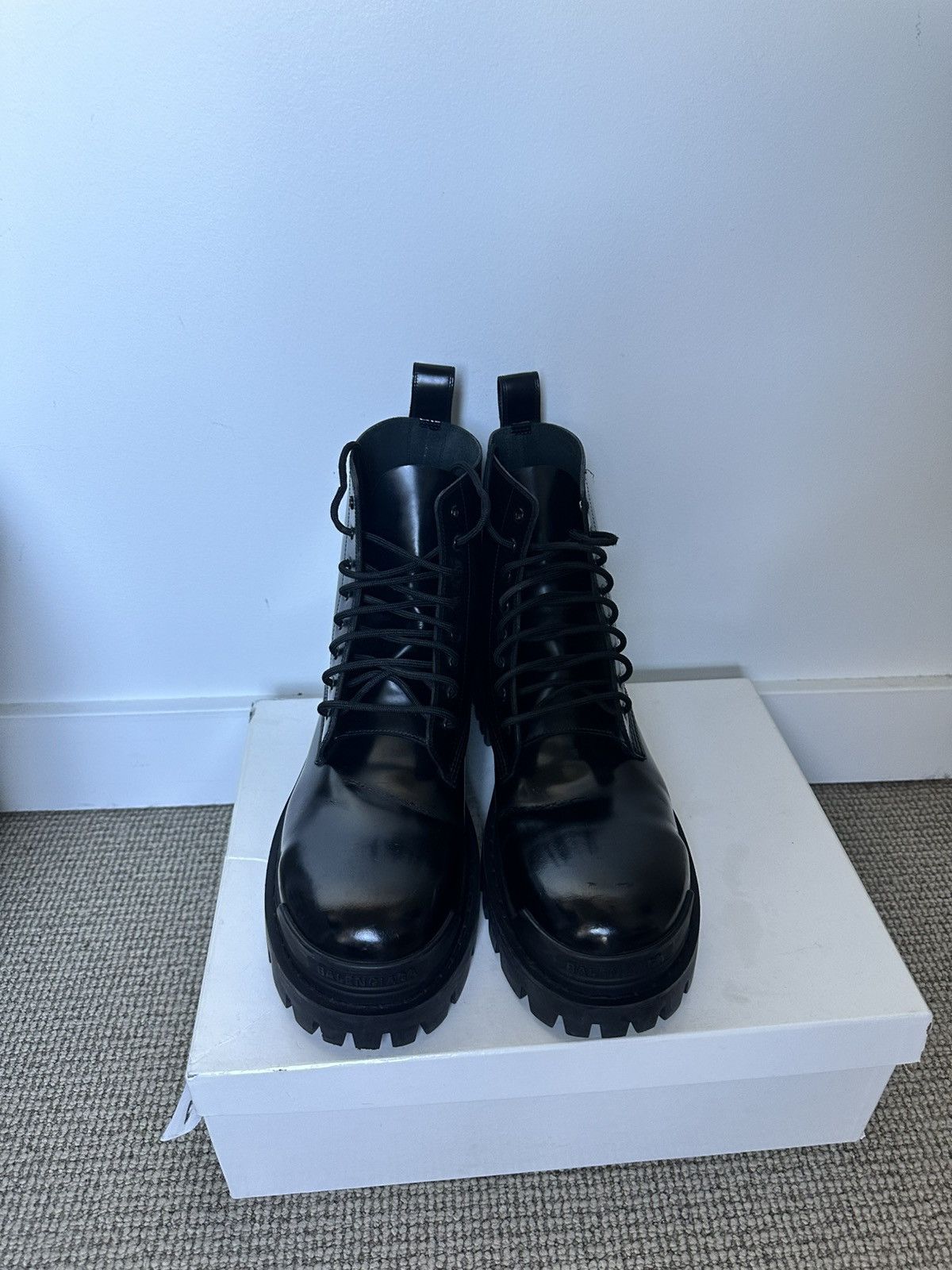 Balenciaga BALENCIAGA STRIKE BOOTS SIZE 43 Size US 10.5 / EU 43-44 - 1 Thumbnail