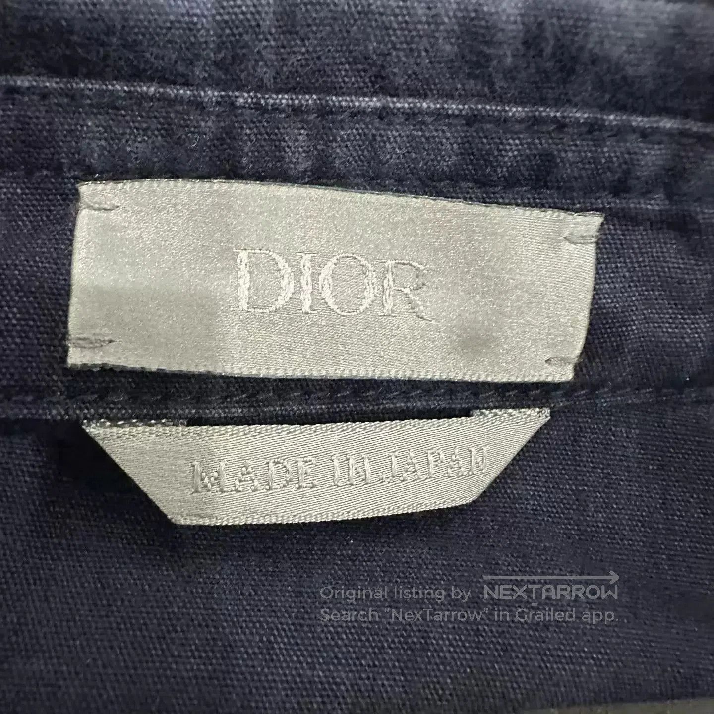 Dior dior logo print denim shirt jacket. Size US L / EU 52-54 / 3 - 2 Thumbnail