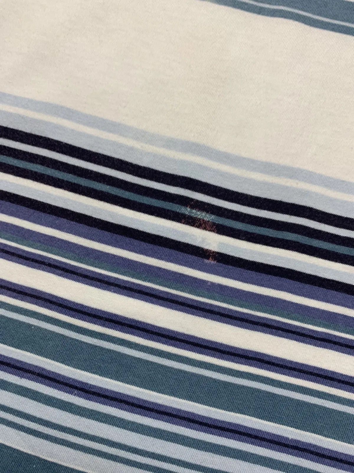 Yves Saint Laurent Vintage Yves Saint Laurent striped navy tee logo size Xs/S Size US S / EU 44-46 / 1 - 3 Thumbnail