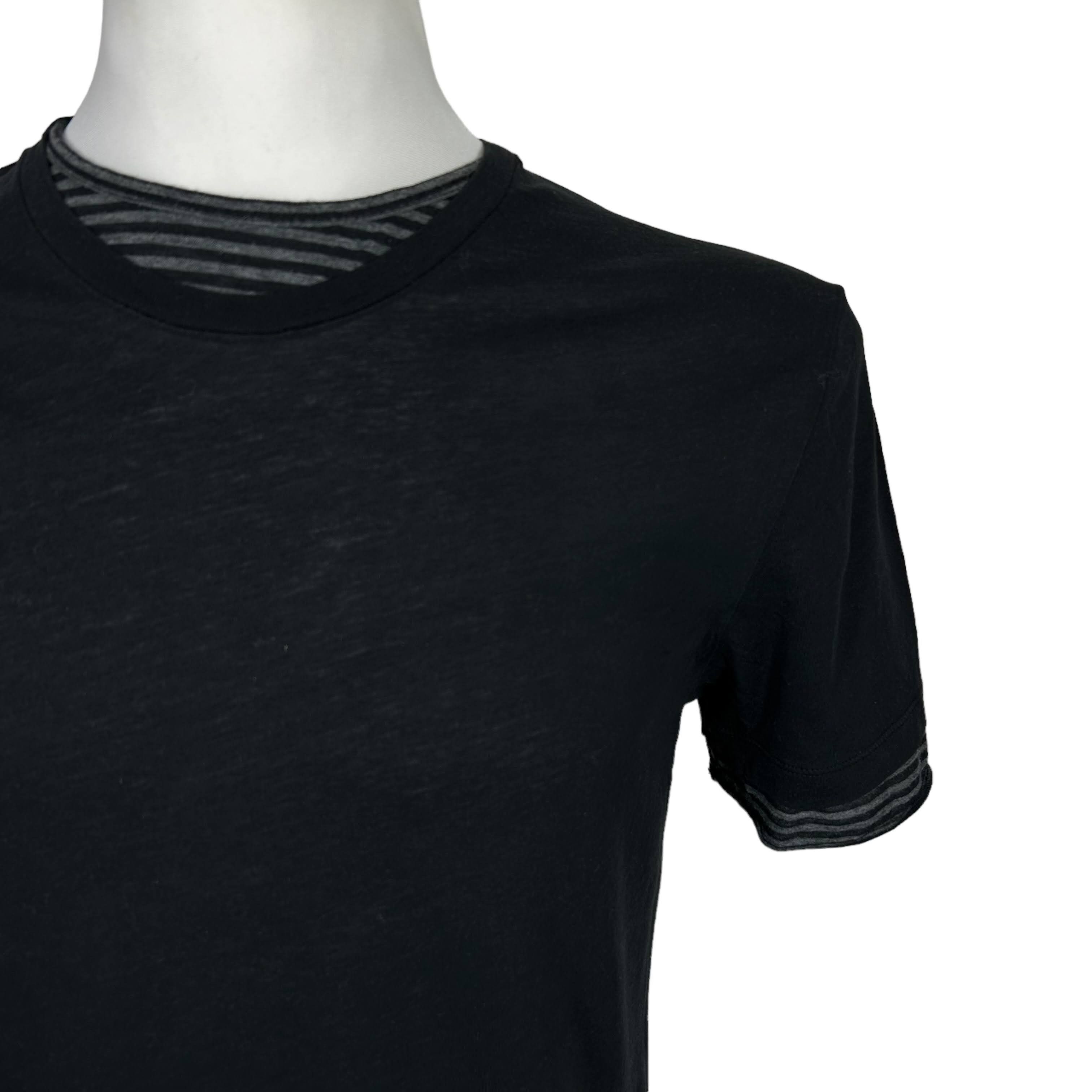 Neil Barrett Neil Barrett Black Cotton T-shirt Men's Size Small Size US S / EU 44-46 / 1 - 3 Thumbnail