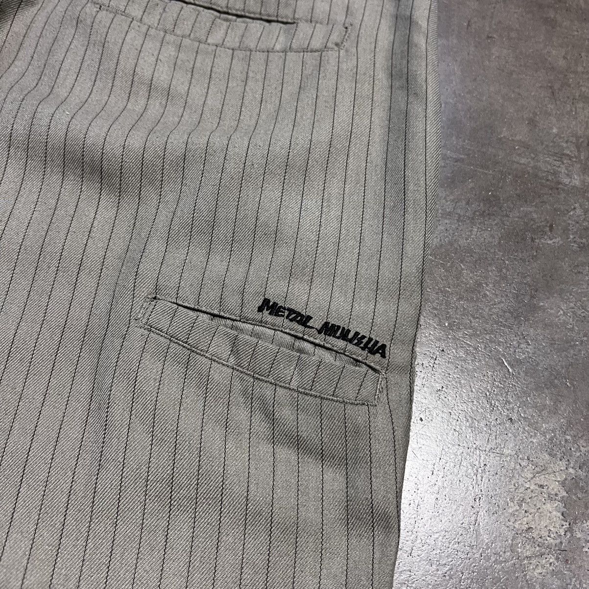 Vintage Vintage Y2K Metal Mulisha Pinstripe Shorts Embroidered Skate Size US 38 / EU 54 - 5 Thumbnail
