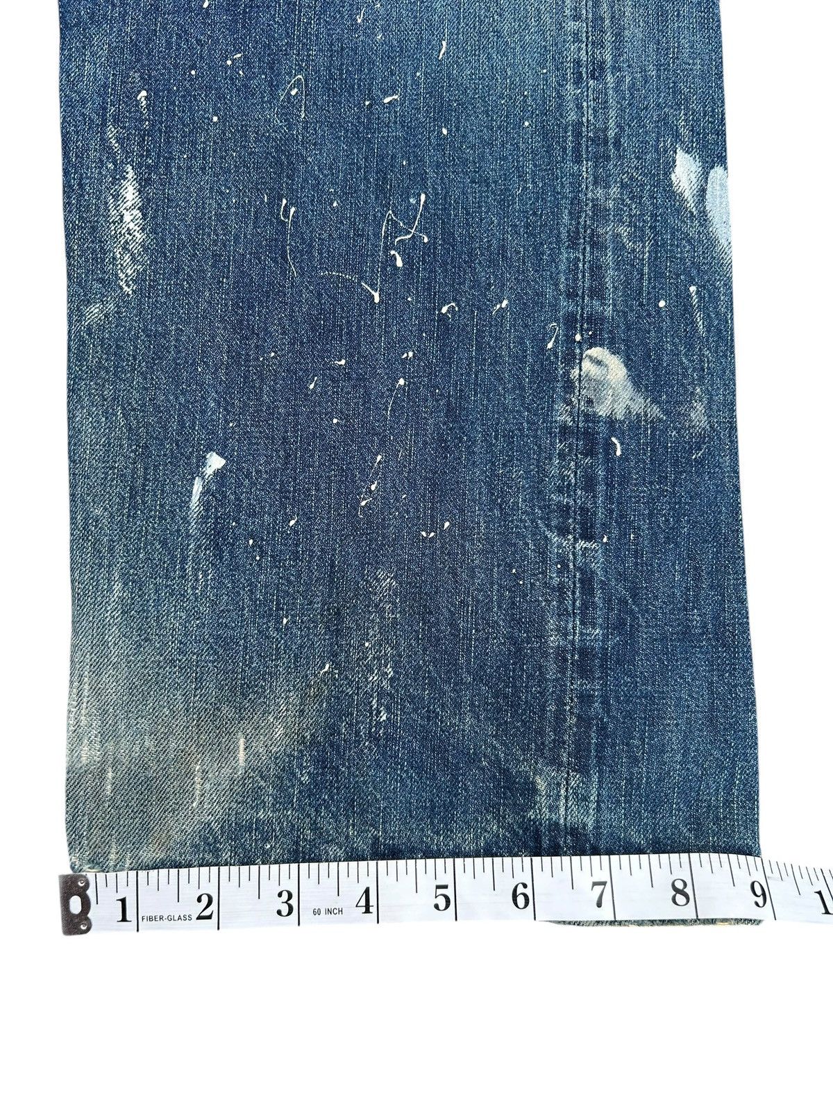 Kapital Vintage Full Count Selvedge Thrashed Denim Jeans Size US 31 - 24 Thumbnail