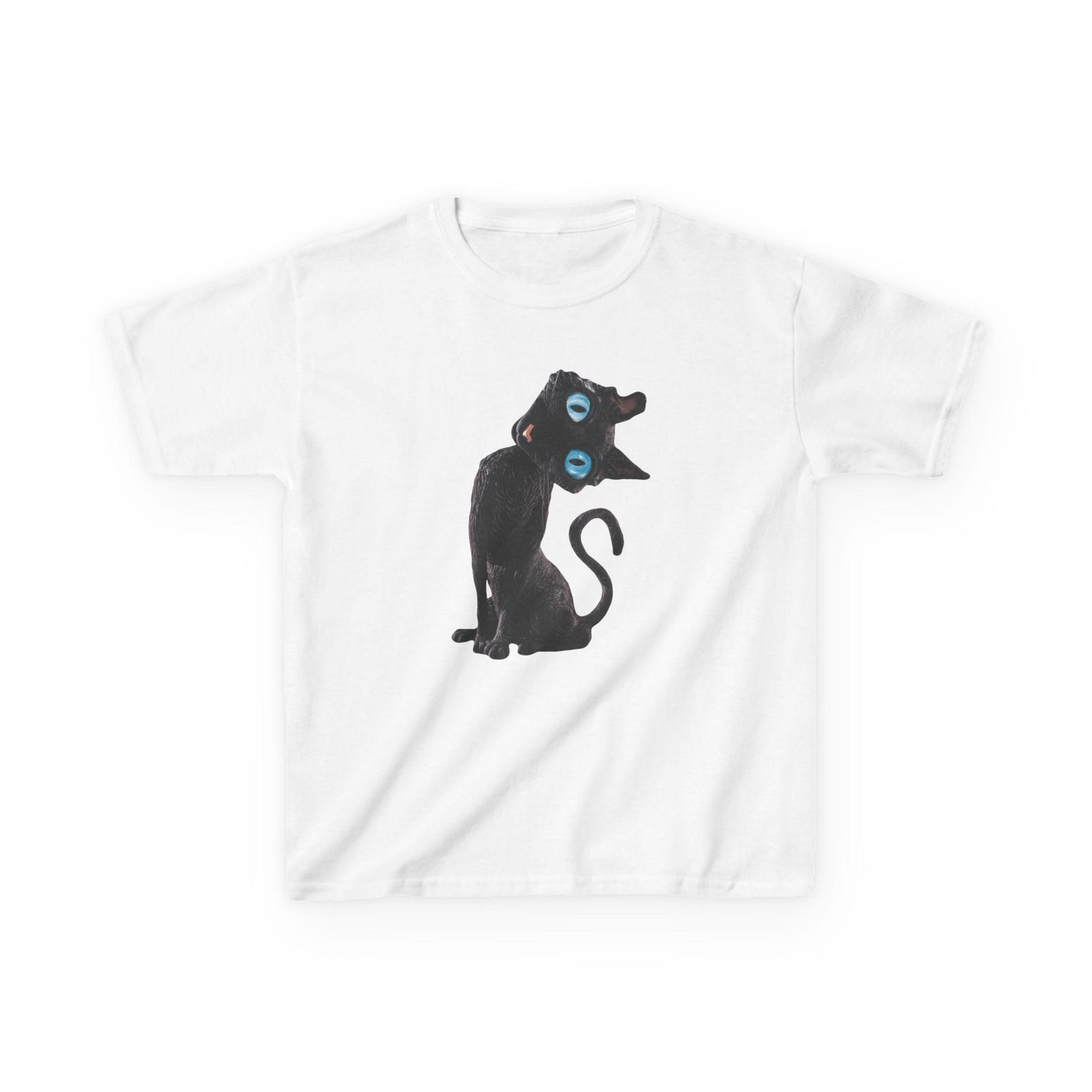 Other Cat Baby Tee – Y2K Graphic Cute Statement Top Size M / US 6-8 / IT 42-44 - 1 Thumbnail