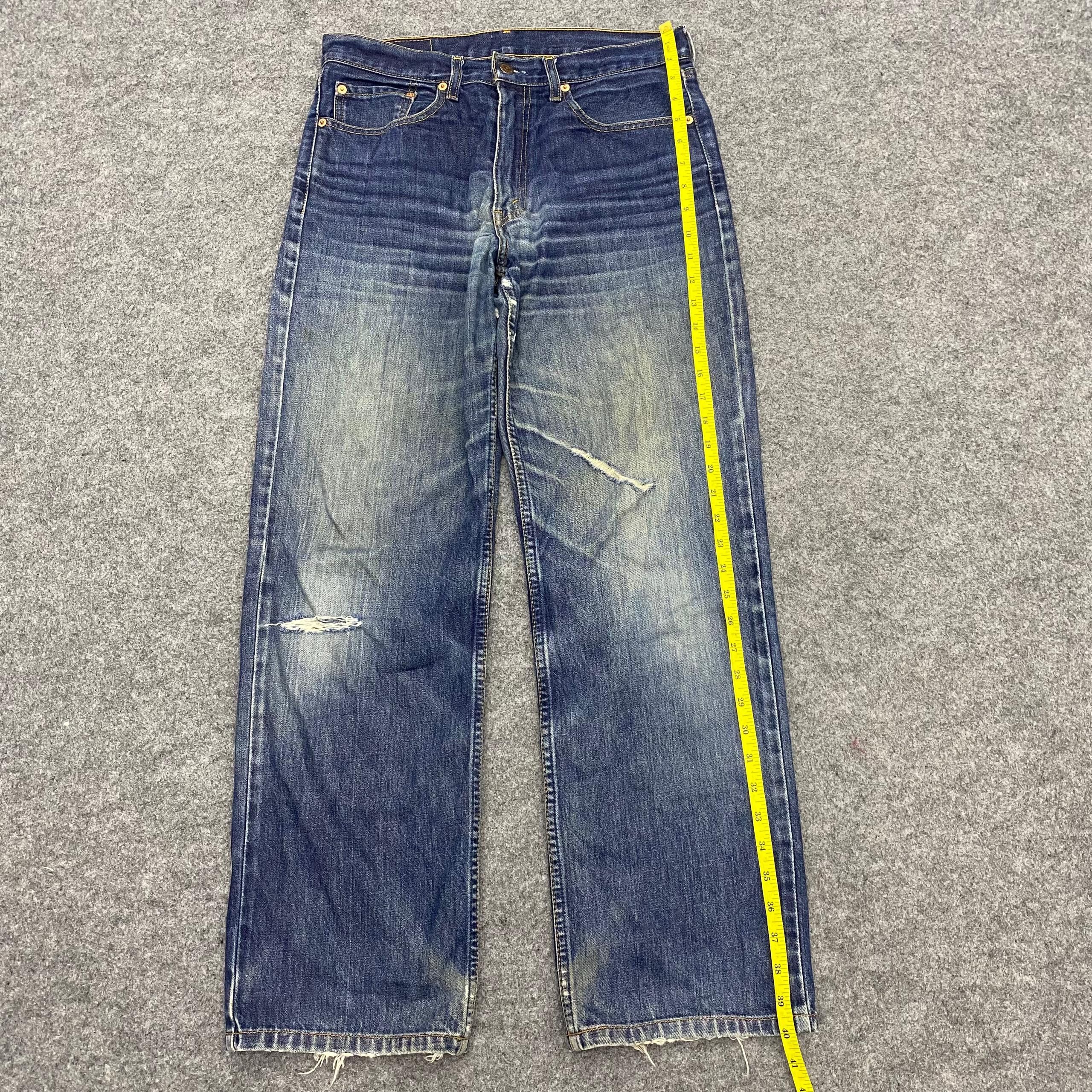 Levi's Vintage Levis 508 Distressed denim Kurt Cobain Style Size US 32 / EU 48 - 2 Thumbnail