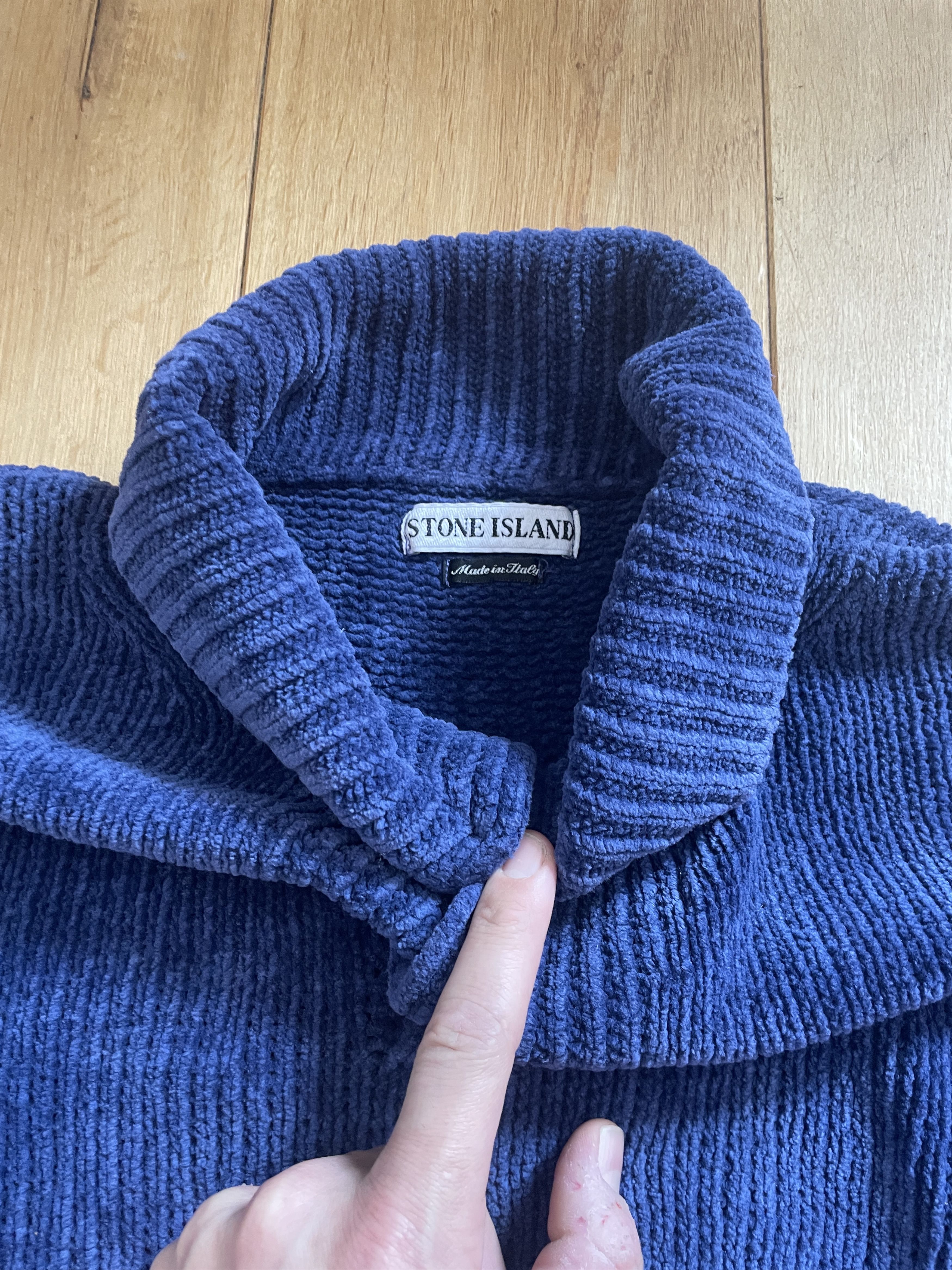 Massimo Osti Stone Island vintage sweater, green label. Size US XL / EU 56 / 4 - 3 Thumbnail