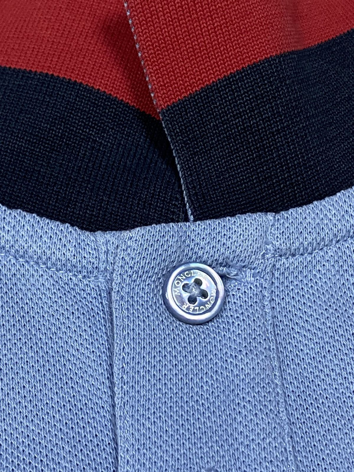 Moncler Moncler vintage big logo polo Manica Corta Size US M / EU 48-50 / 2 - 7 Thumbnail